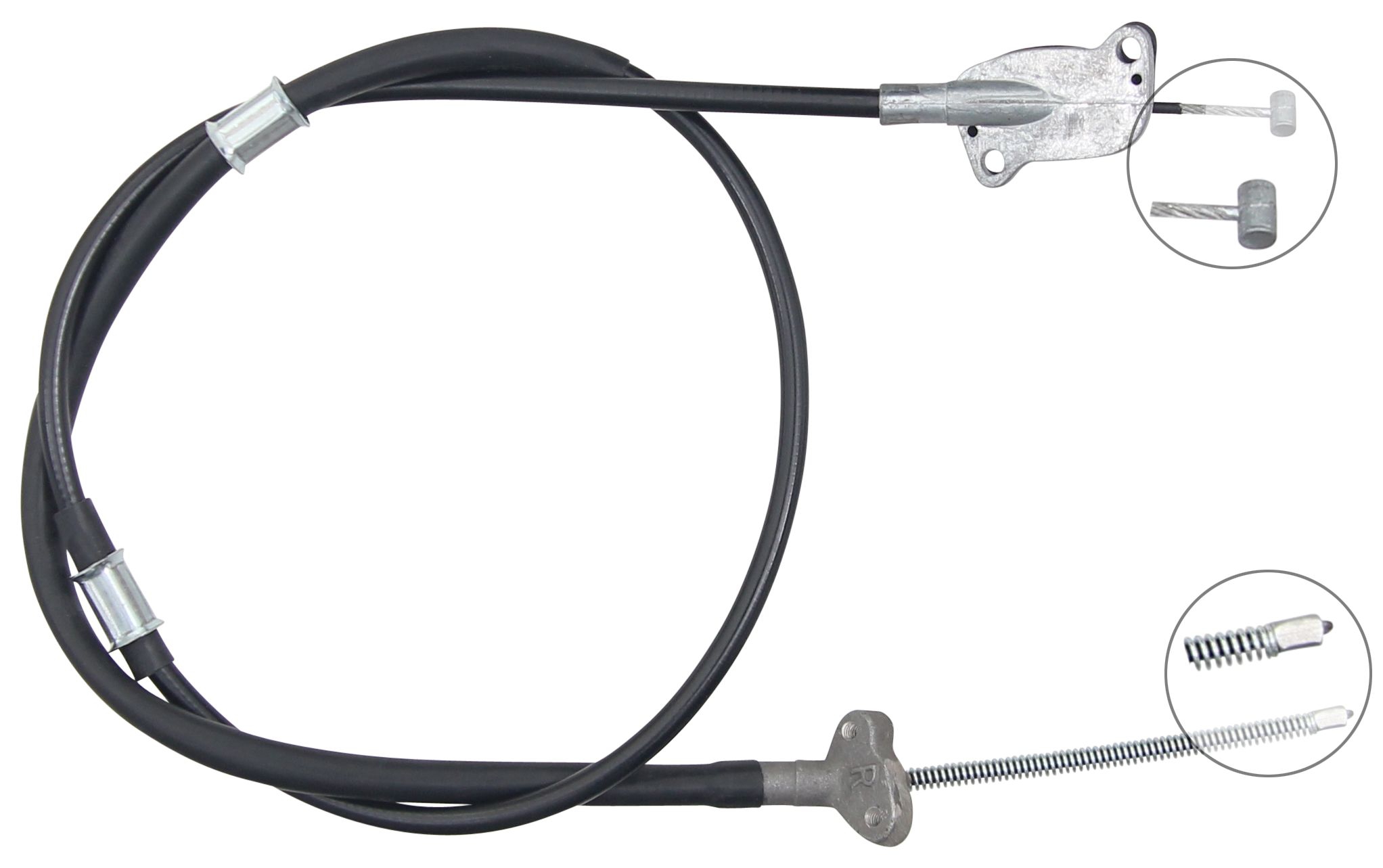F.BECKER Håndbremsekabel 11710895 for DAIHATSU