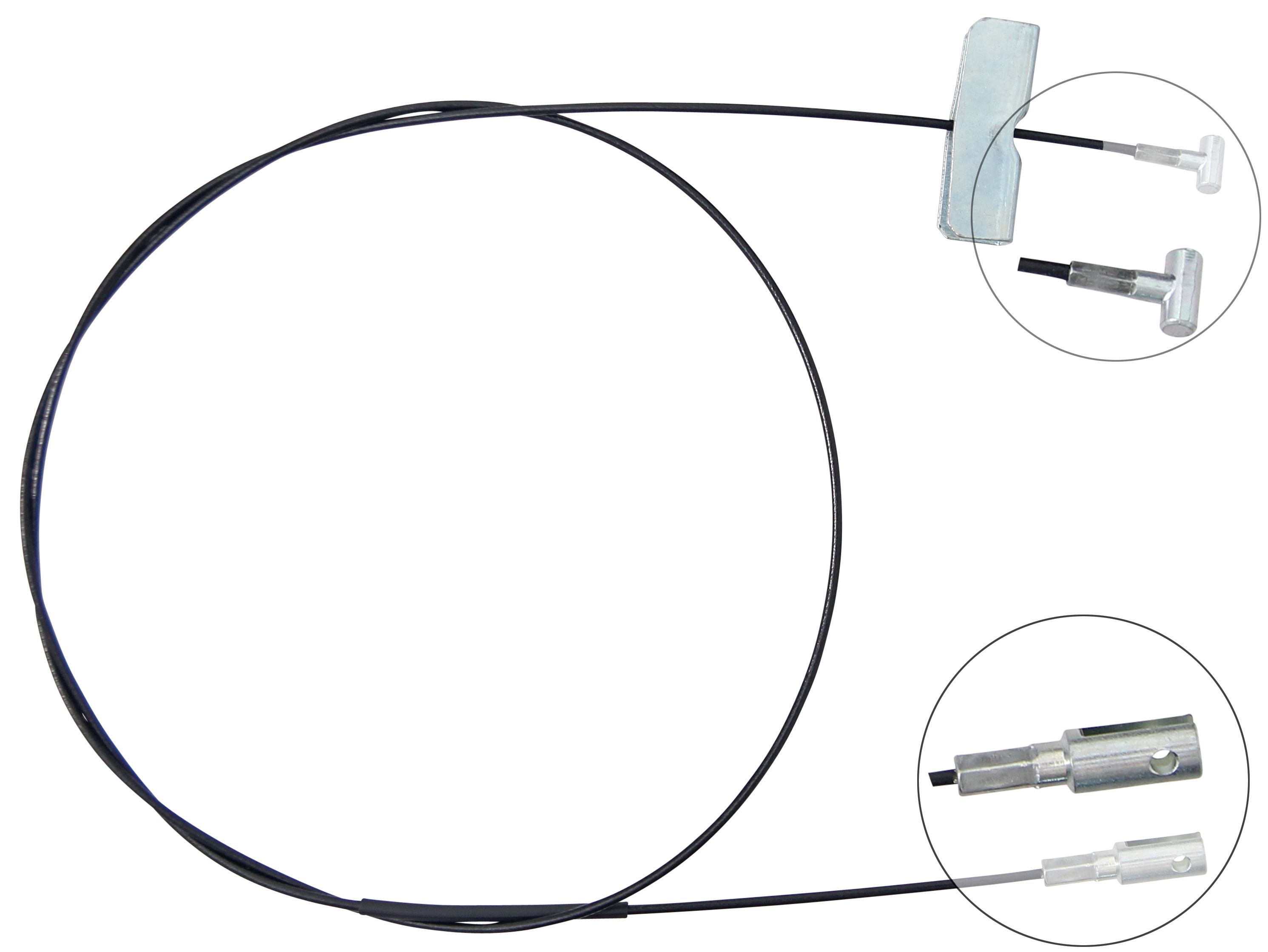 F.BECKER Håndbremsekabel 11711127 for OPEL FIAT RENAULT