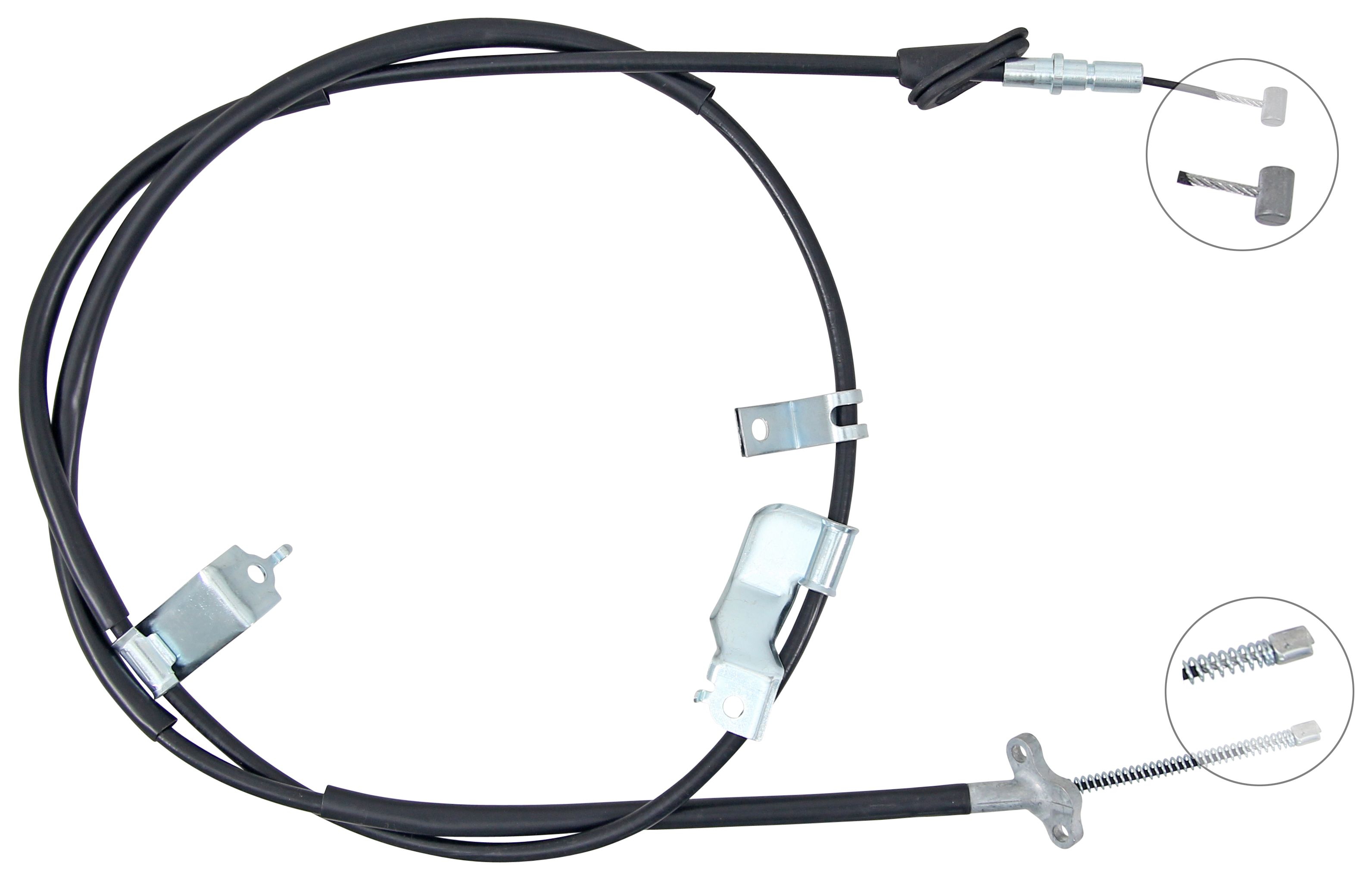 F.BECKER Håndbremsekabel 11711163 for HONDA