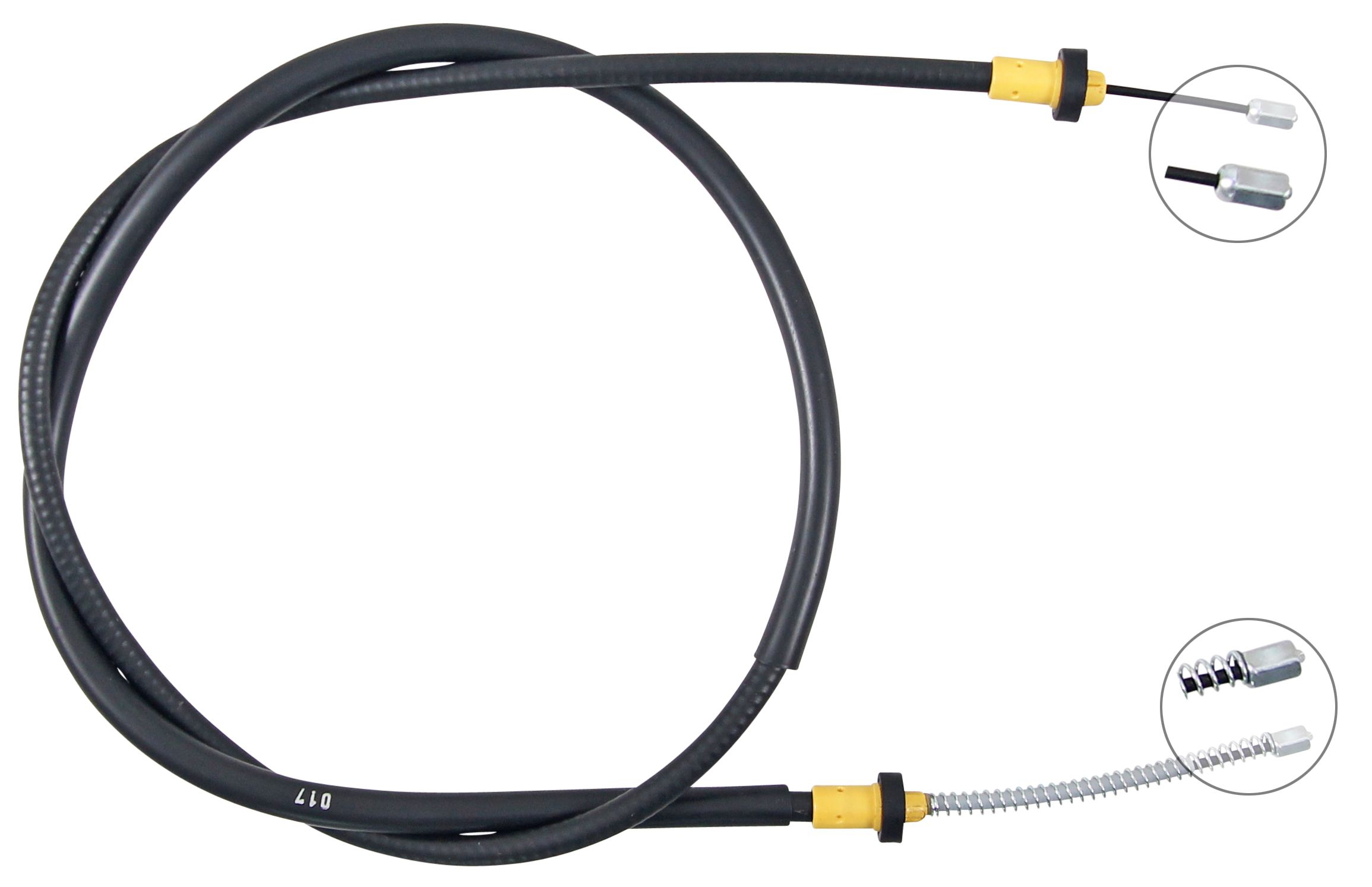 F.BECKER Håndbremsekabel 11711203 for RENAULT