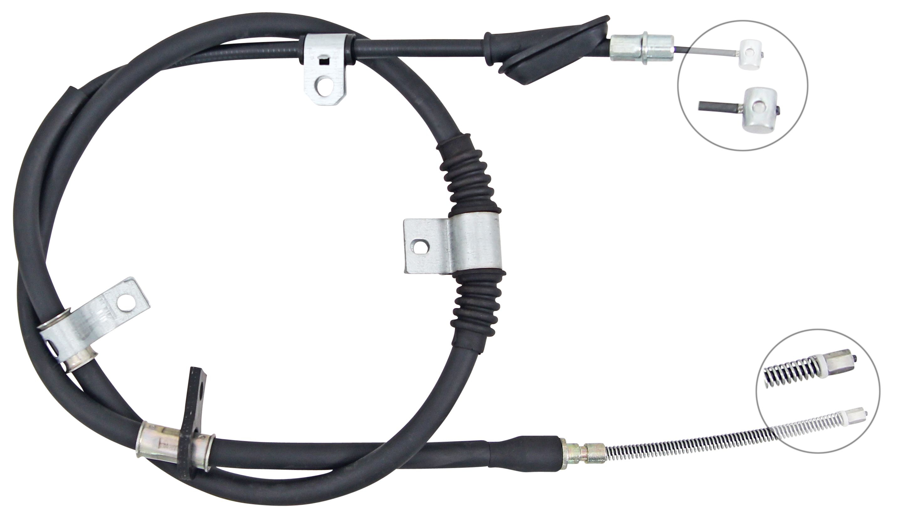 F.BECKER Håndbremsekabel 11711208 for HYUNDAI