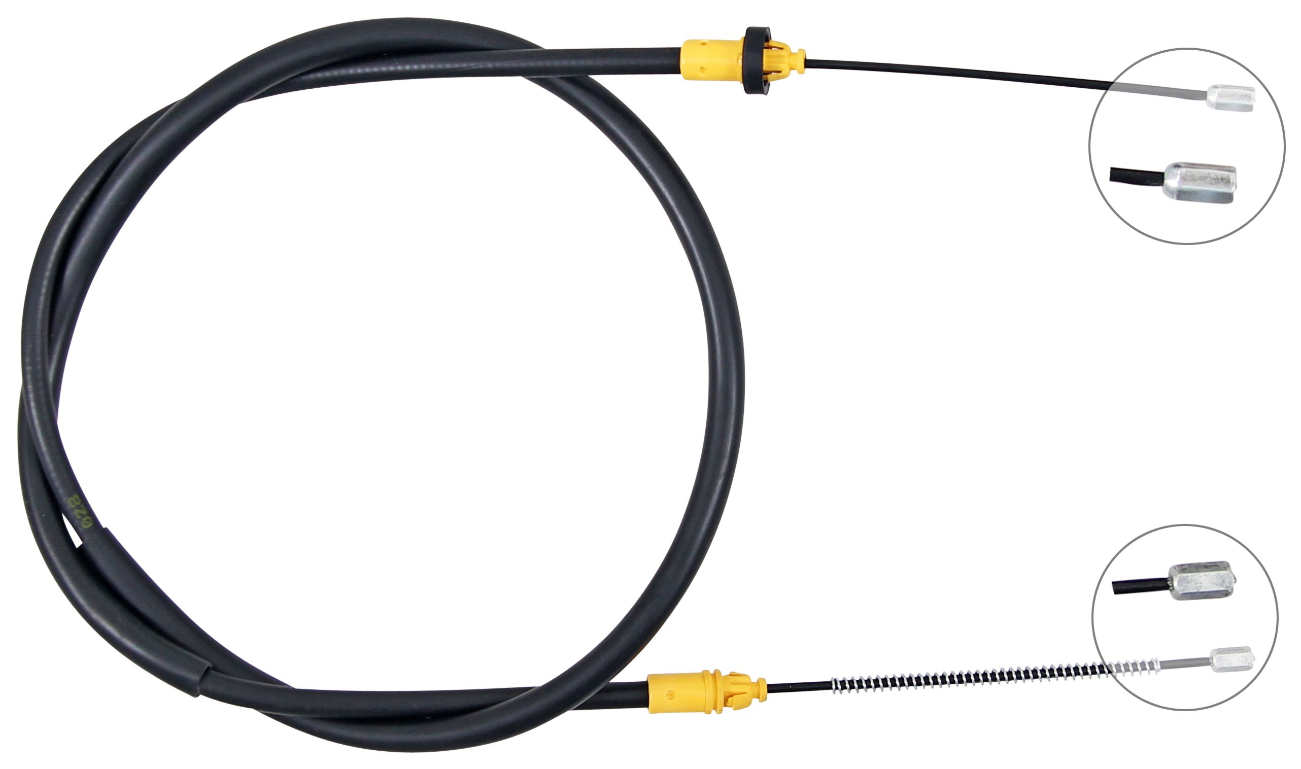 F.BECKER Håndbremsekabel 11711354 for PEUGEOT