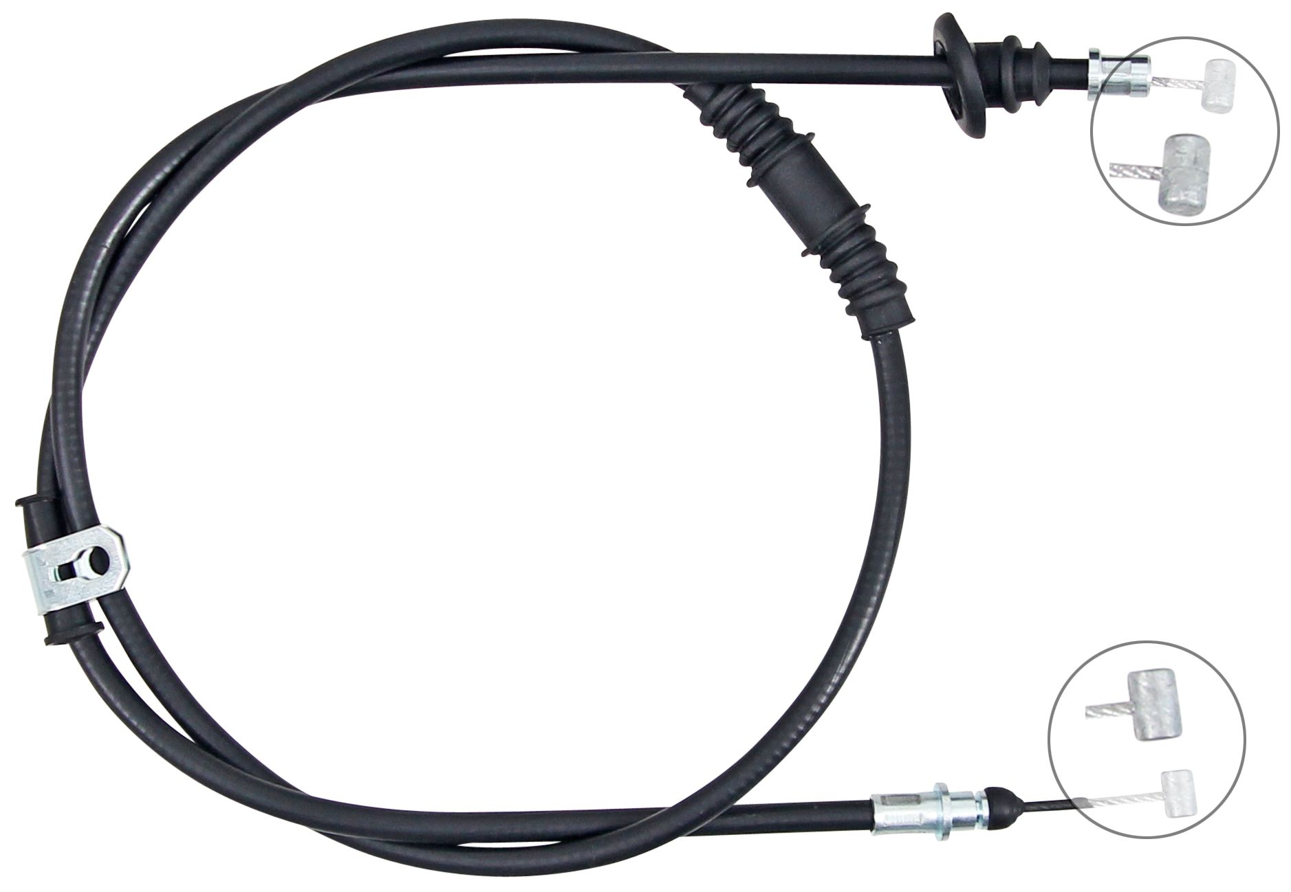 F.BECKER Håndbremsekabel 11711433 for MITSUBISHI