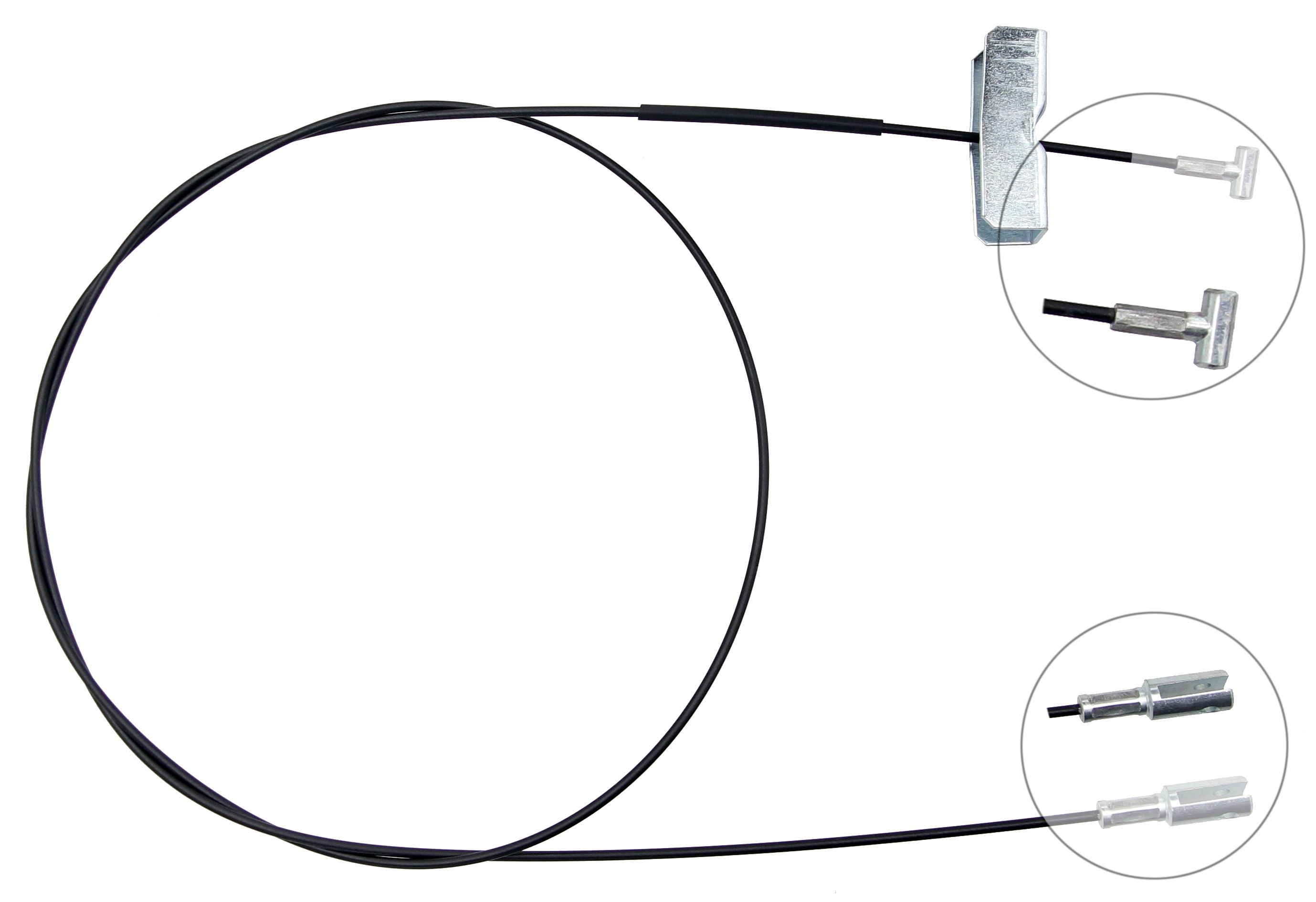F.BECKER Håndbremsekabel 11711599 for OPEL RENAULT