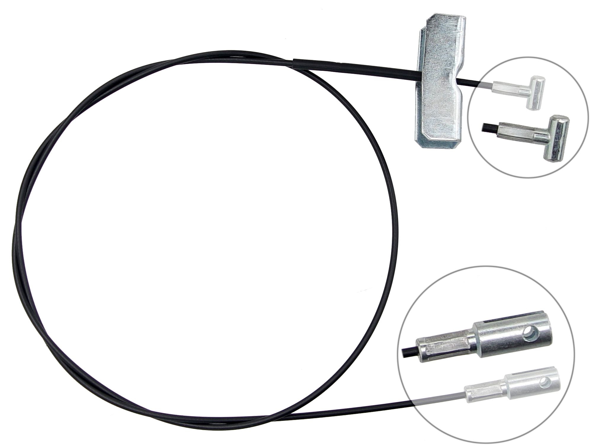 F.BECKER Håndbremsekabel 11711601 for OPEL VAUXHALL