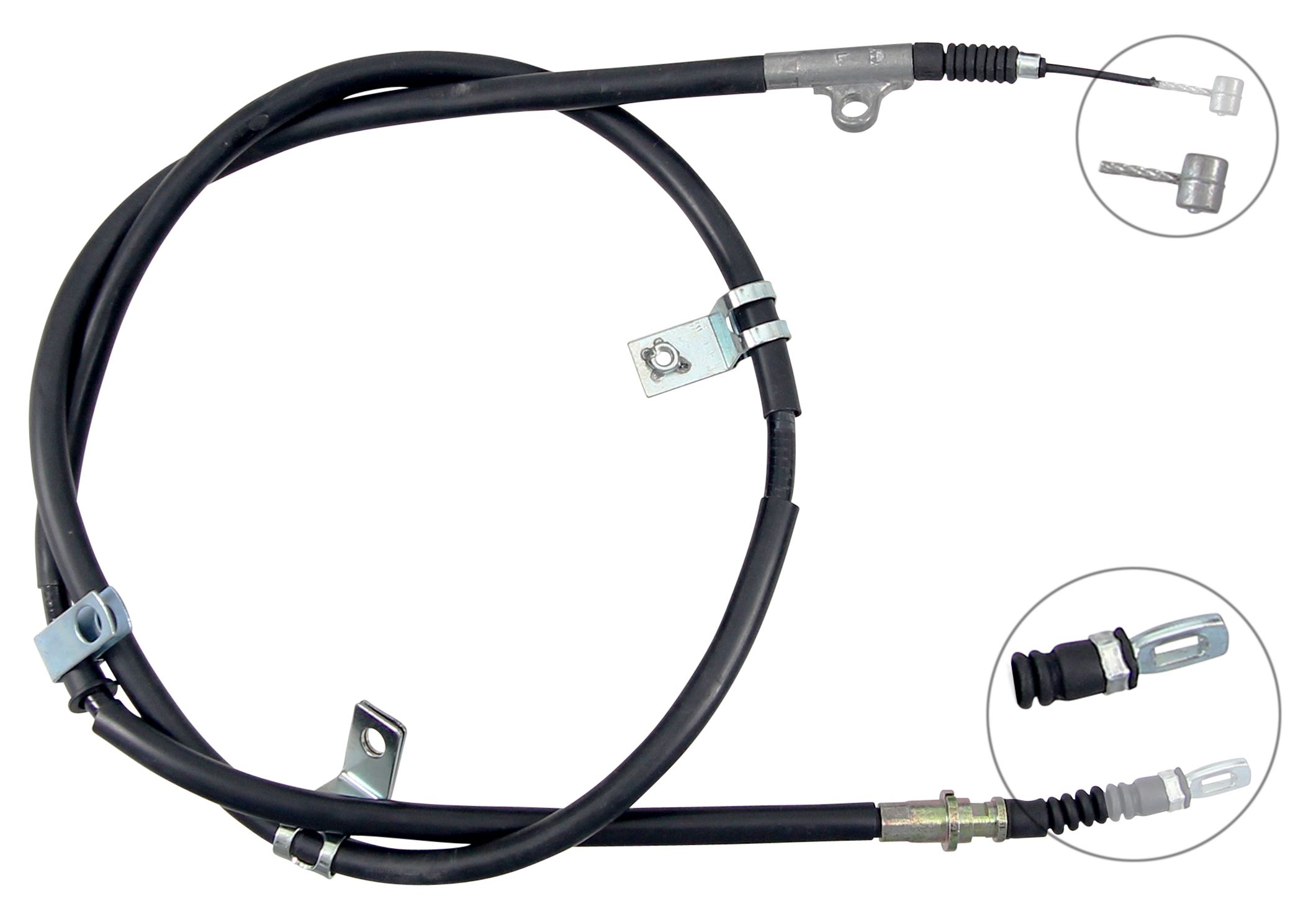 F.BECKER Håndbremsekabel 11711689 for NISSAN