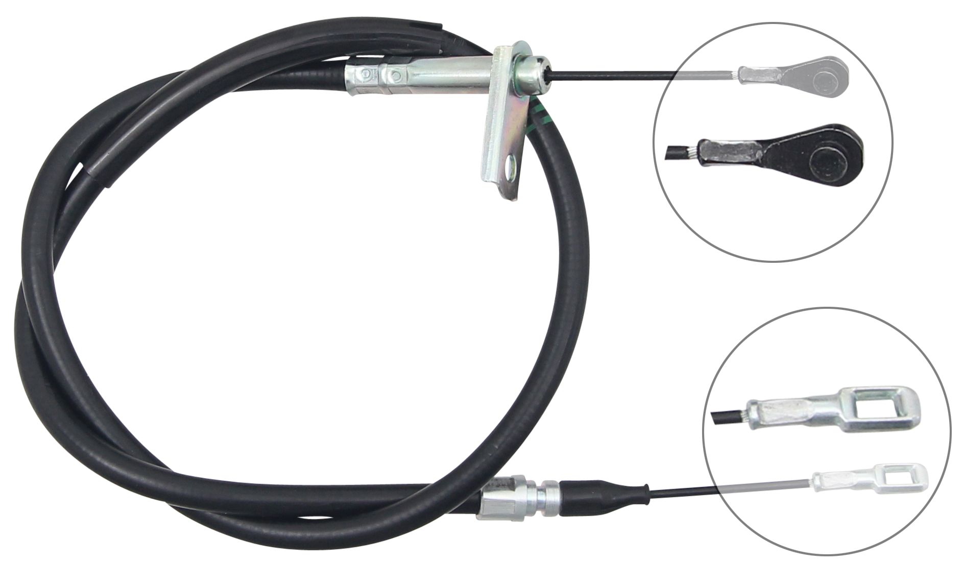 F.BECKER Håndbremsekabel 11711711 for SSANGYONG