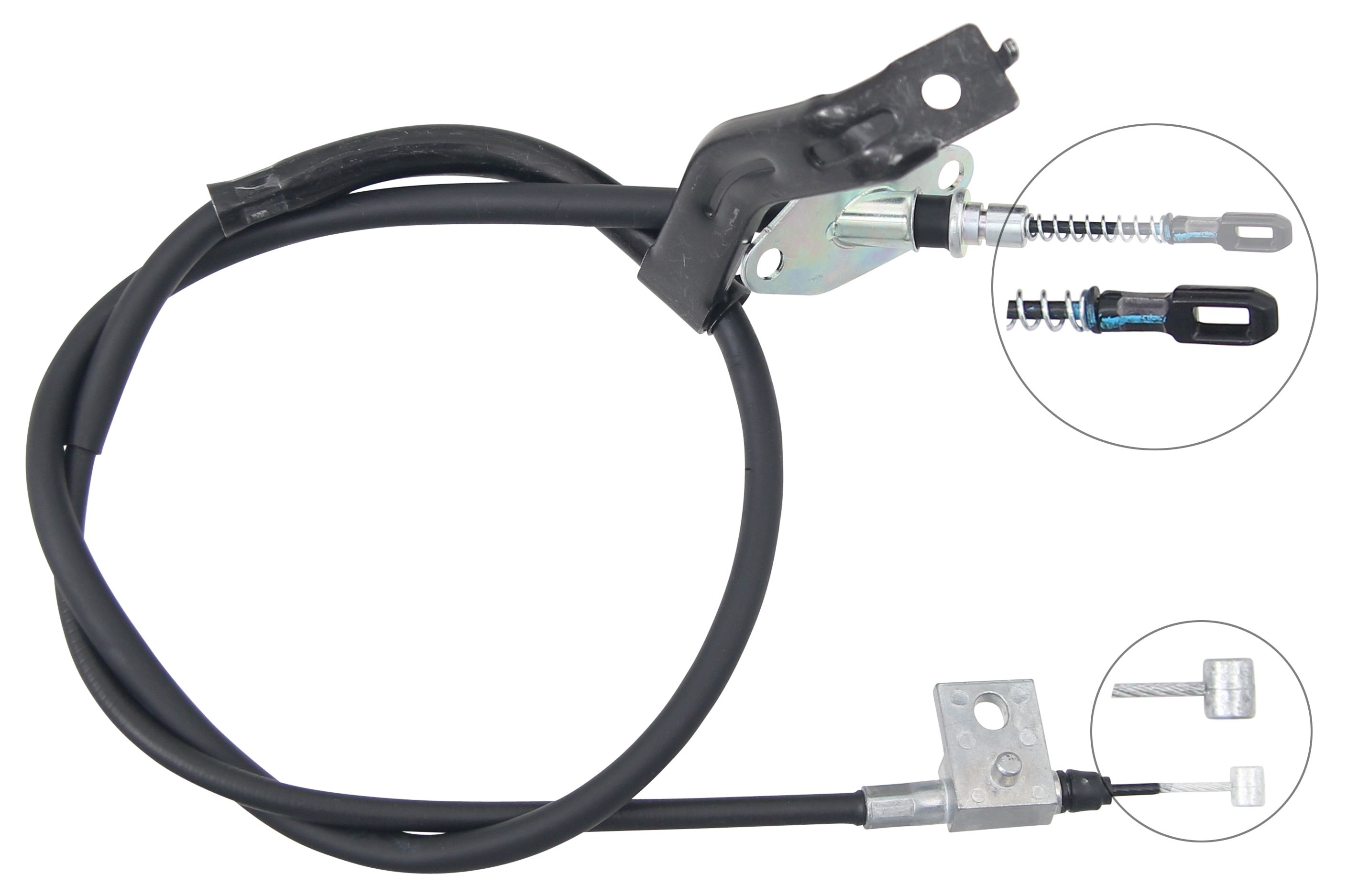F.BECKER Håndbremsekabel 11711713 for SSANGYONG