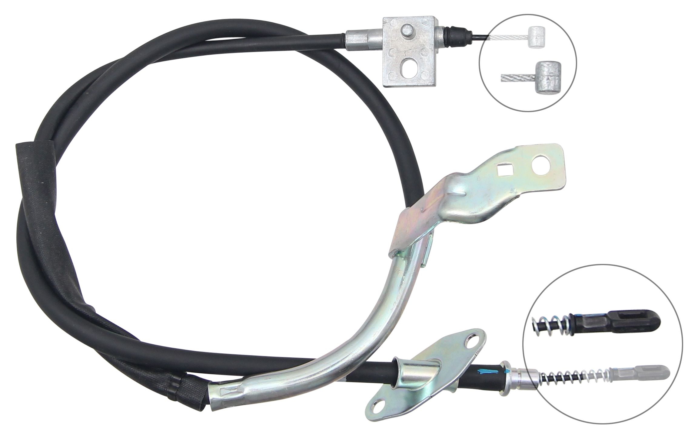 F.BECKER Håndbremsekabel 11711714 for SSANGYONG