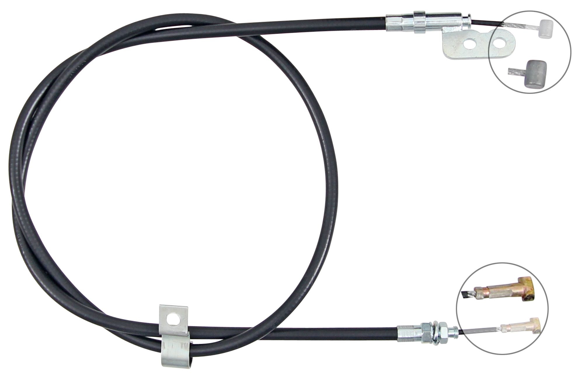 F.BECKER Håndbremsekabel 11711718 for HYUNDAI