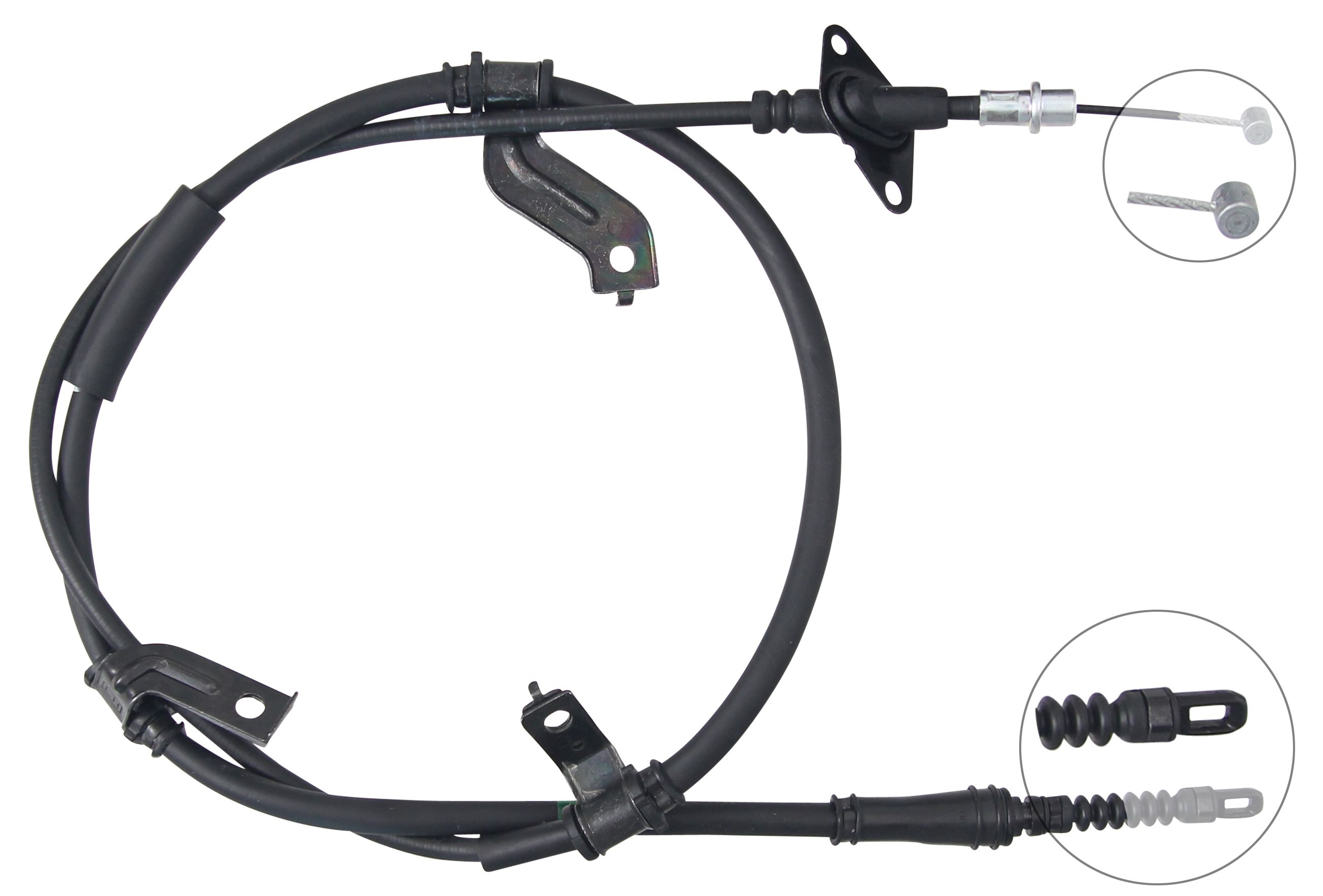 F.BECKER Håndbremsekabel 11711738 for HYUNDAI
