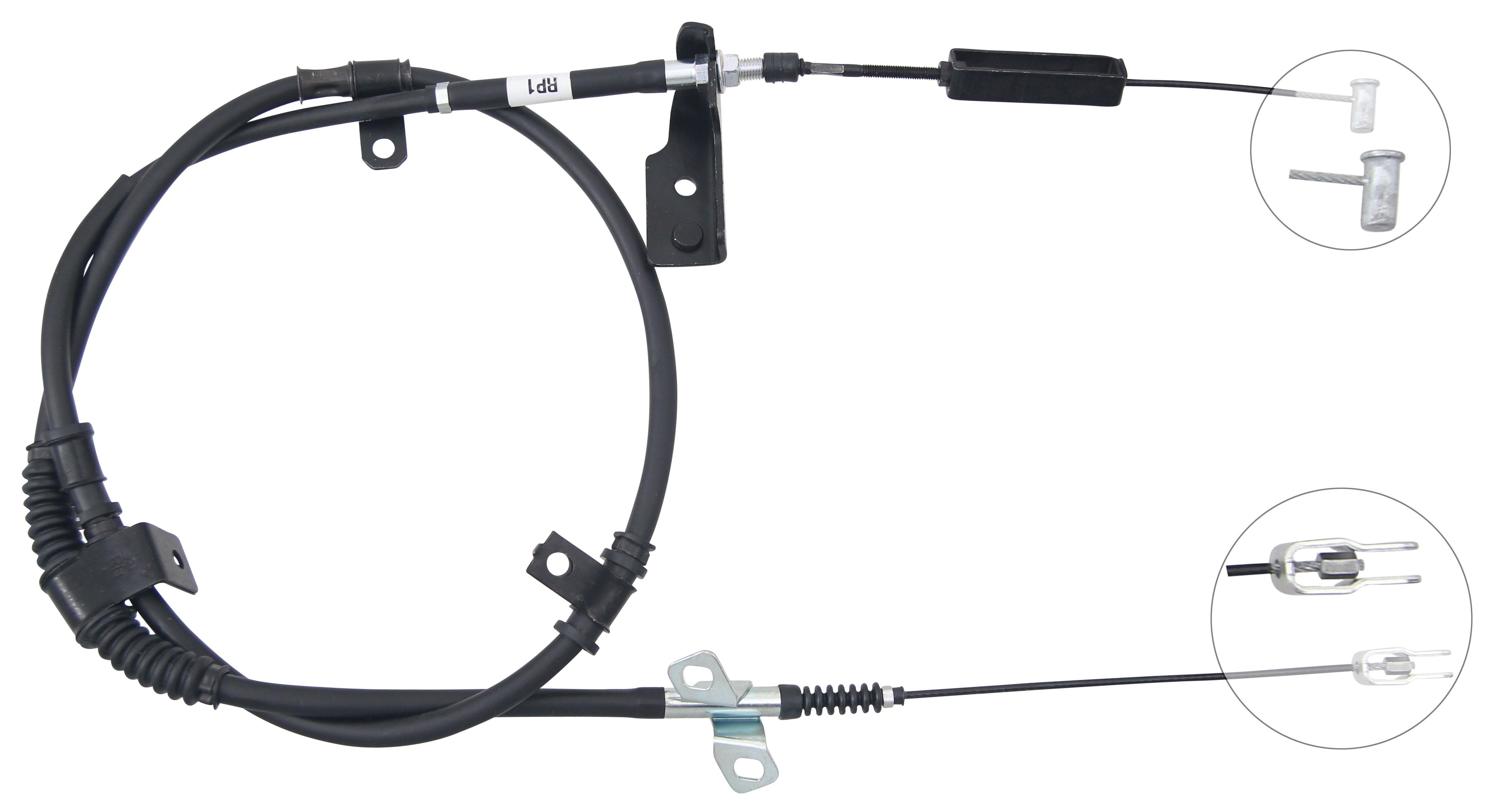 F.BECKER Håndbremsekabel 11711798 for HYUNDAI