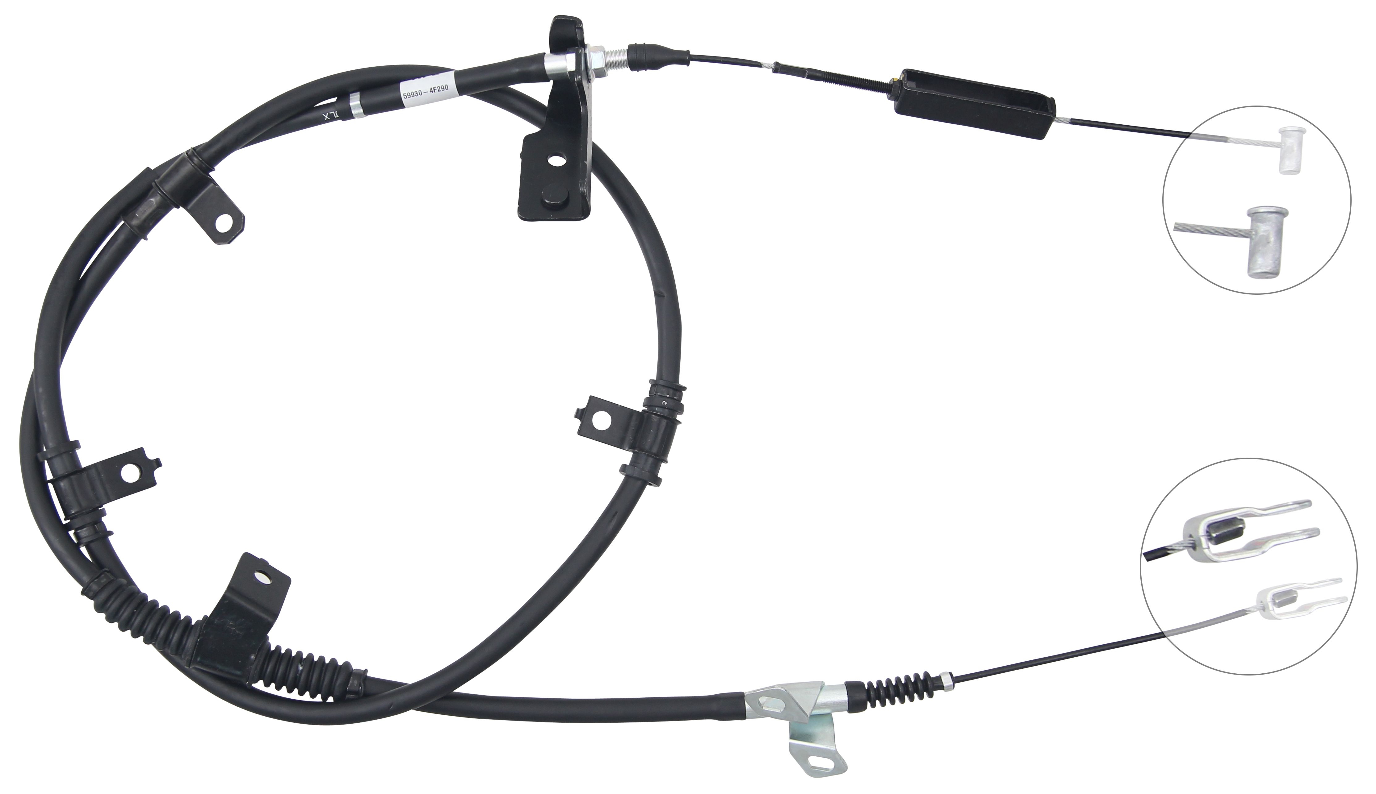 F.BECKER Håndbremsekabel 11711799 for HYUNDAI