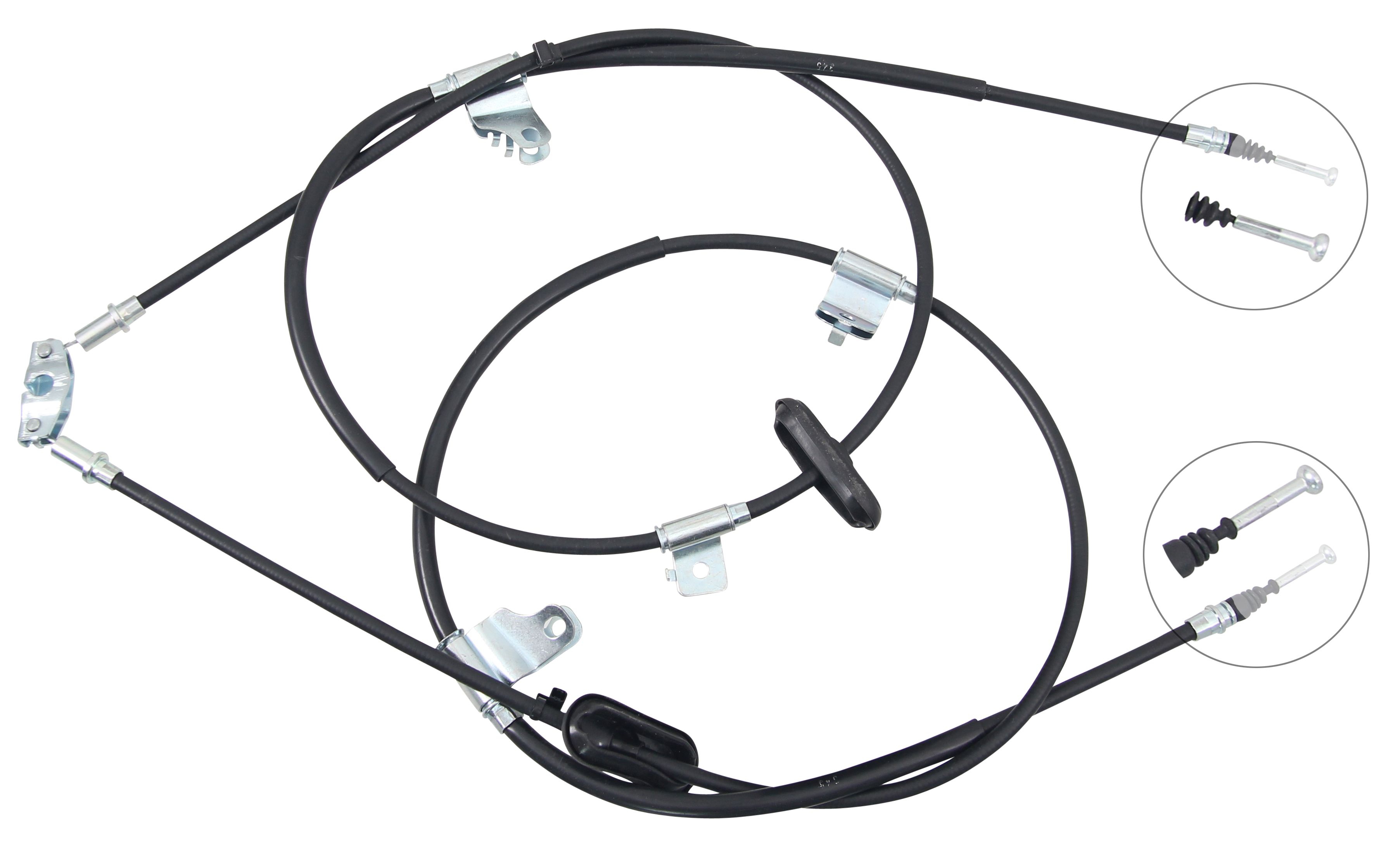 F.BECKER Håndbremsekabel 11711828 for OPEL CHEVROLET