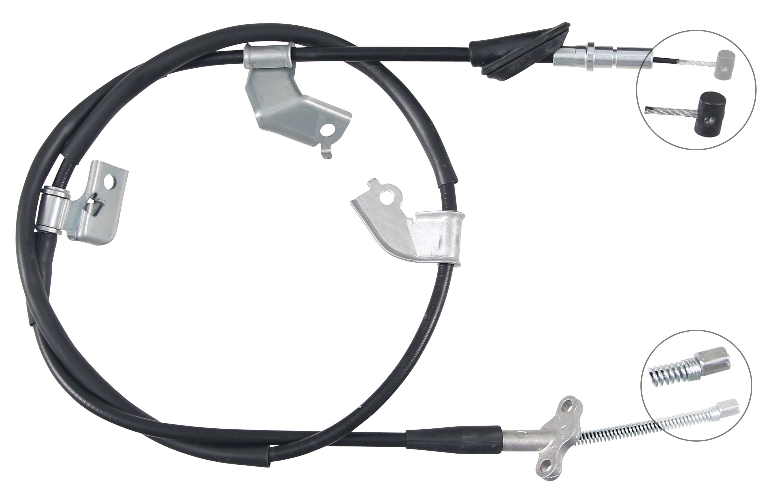 F.BECKER Håndbremsekabel 11711831 for HONDA