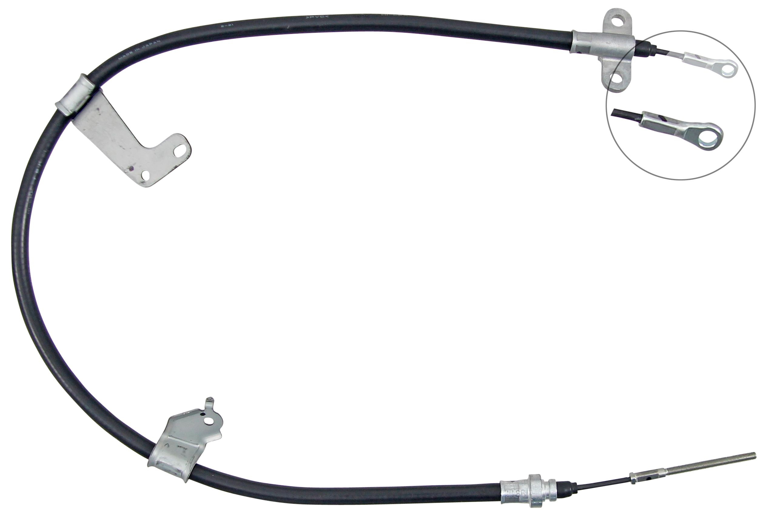 F.BECKER Håndbremsekabel 11711924 for HONDA
