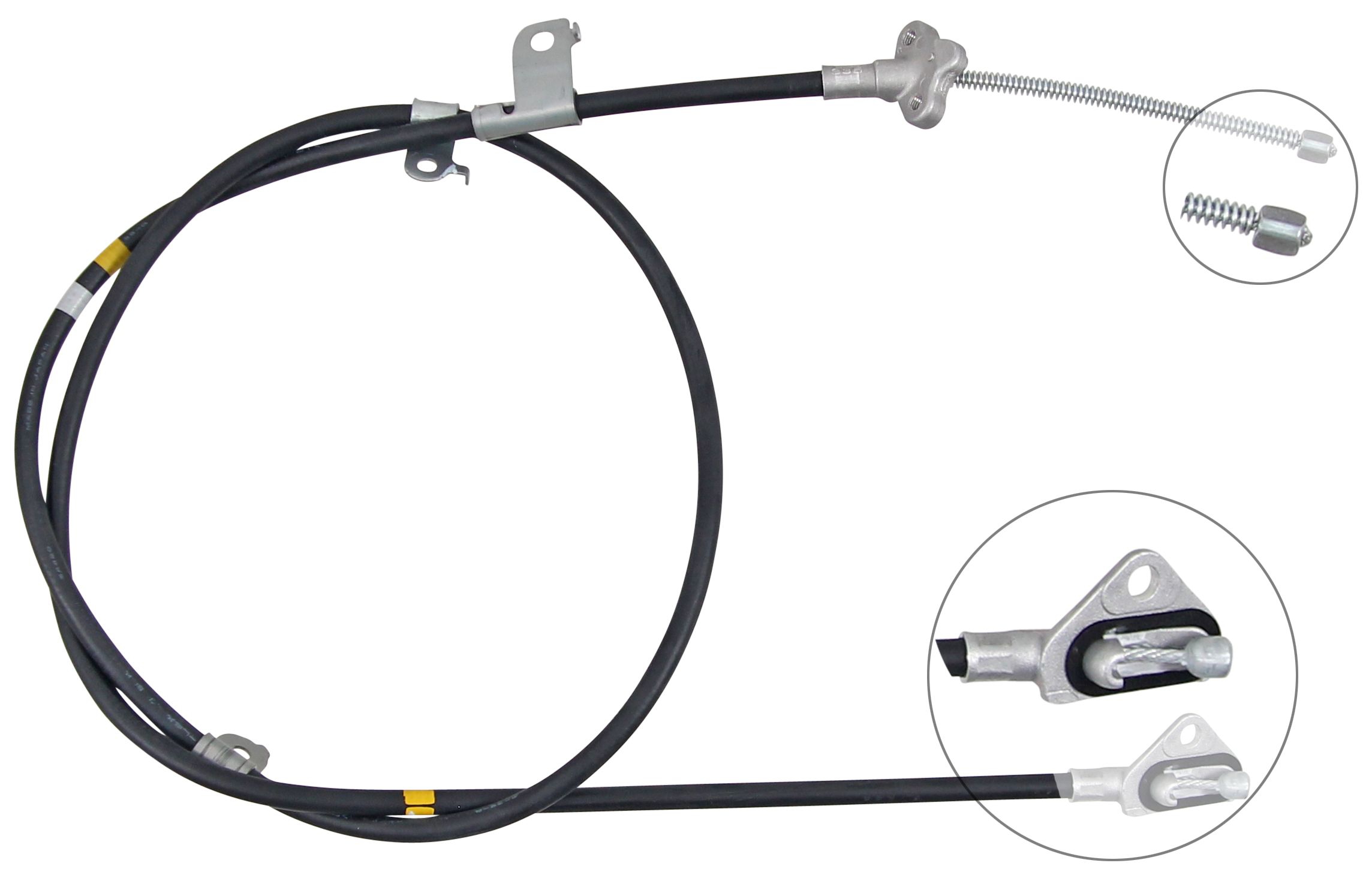 F.BECKER Håndbremsekabel 11711951 for DAIHATSU TOYOTA