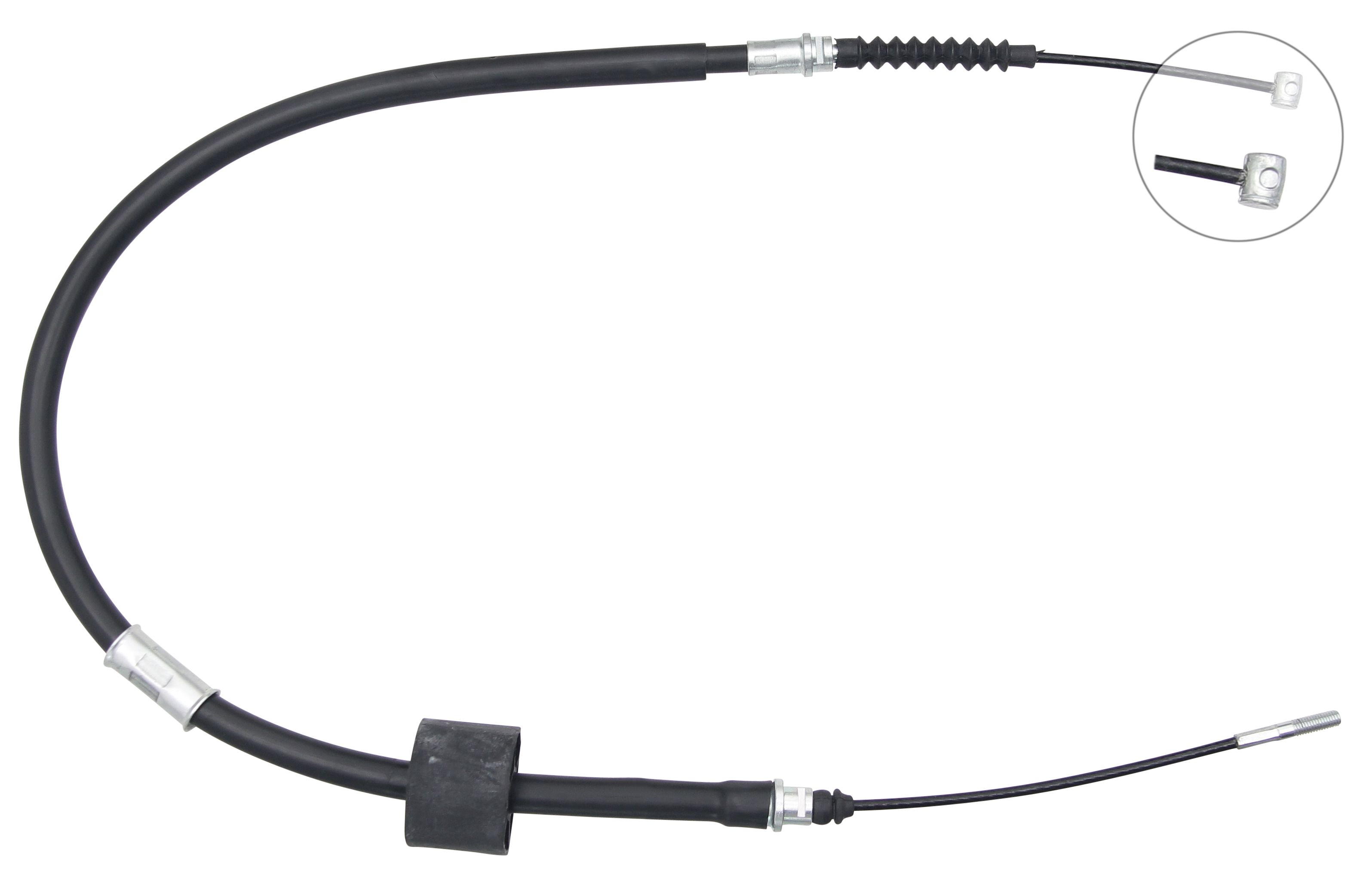 F.BECKER Håndbremsekabel 11711968 for TOYOTA