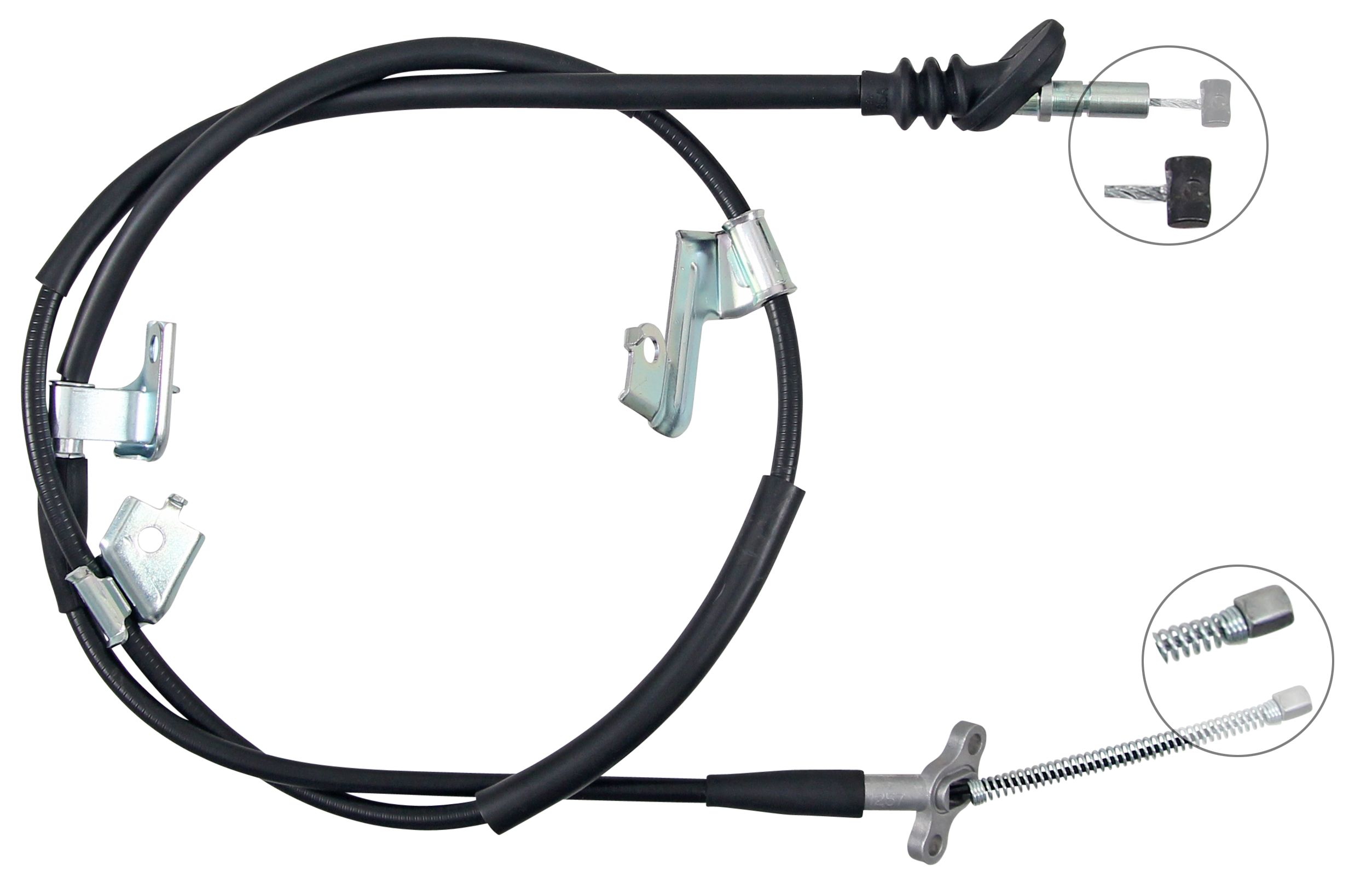 F.BECKER Håndbremsekabel 11712093 for HONDA