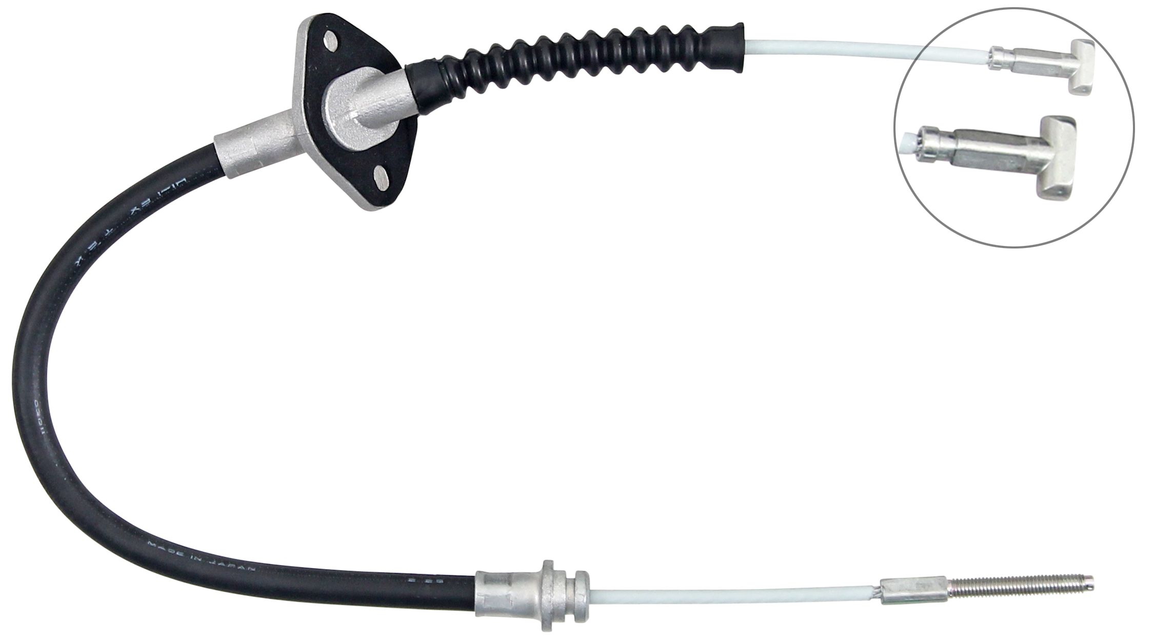 F.BECKER Håndbremsekabel 11712116 for LEXUS
