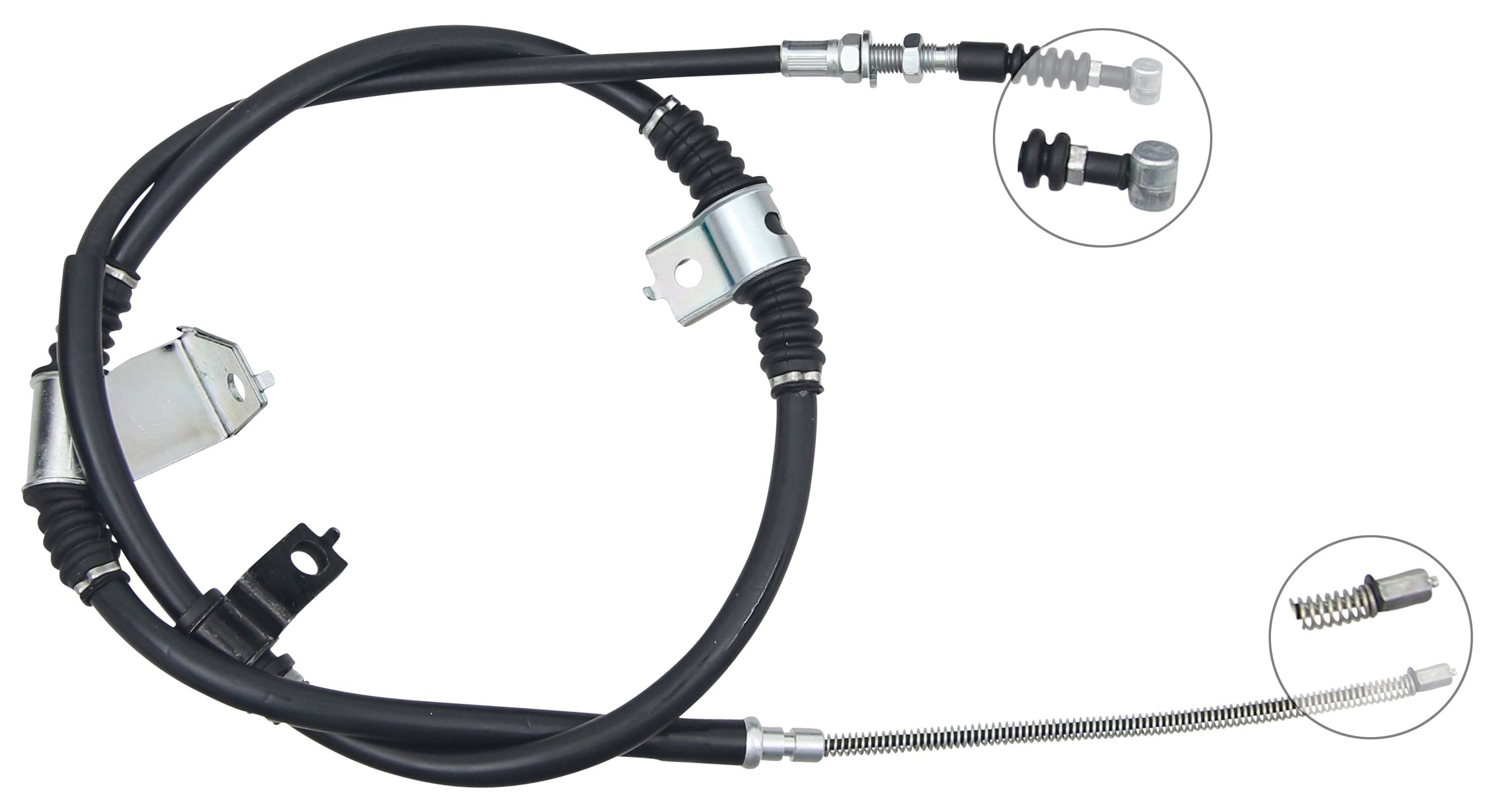 F.BECKER Håndbremsekabel 11712153 for HYUNDAI