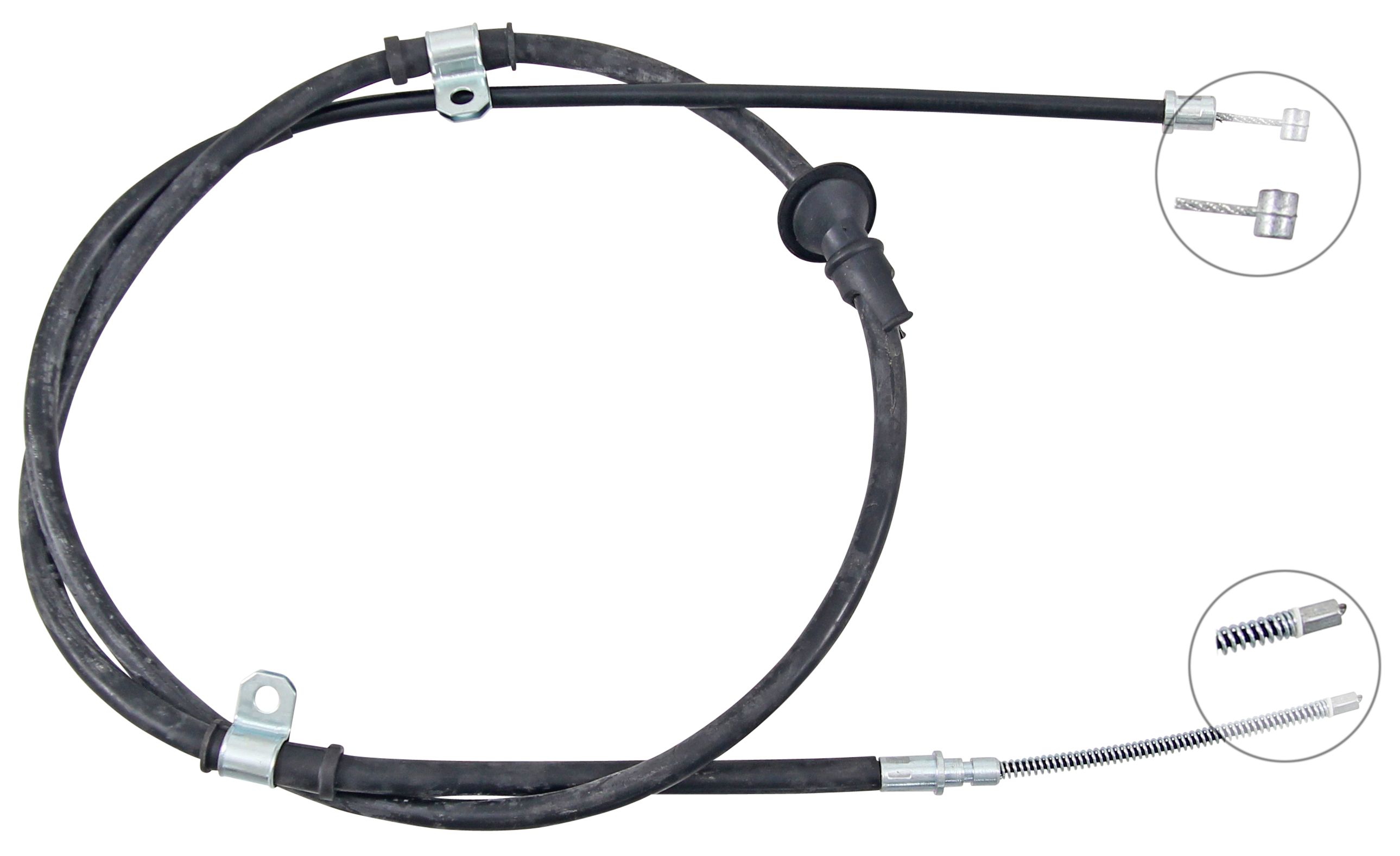 F.BECKER Håndbremsekabel 11712201 for MITSUBISHI
