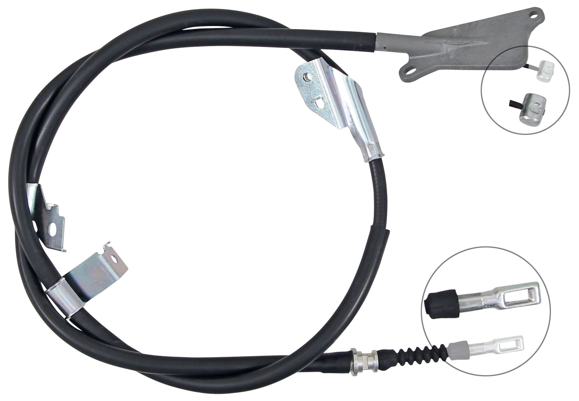F.BECKER Håndbremsekabel 11712260 for NISSAN