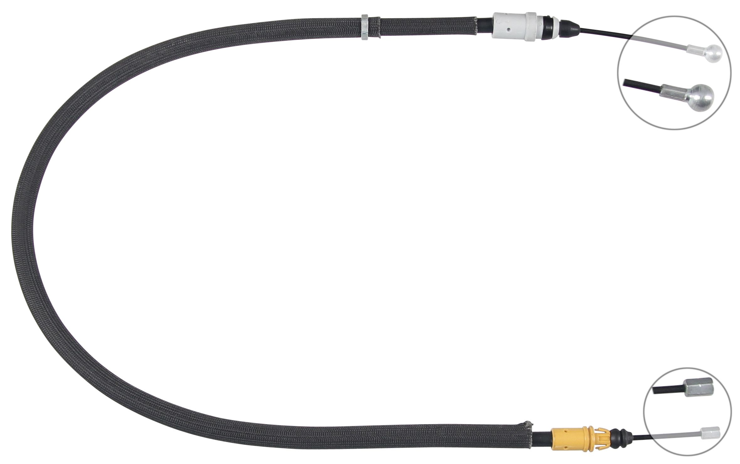 F.BECKER Håndbremsekabel 11712268 for CITROËN