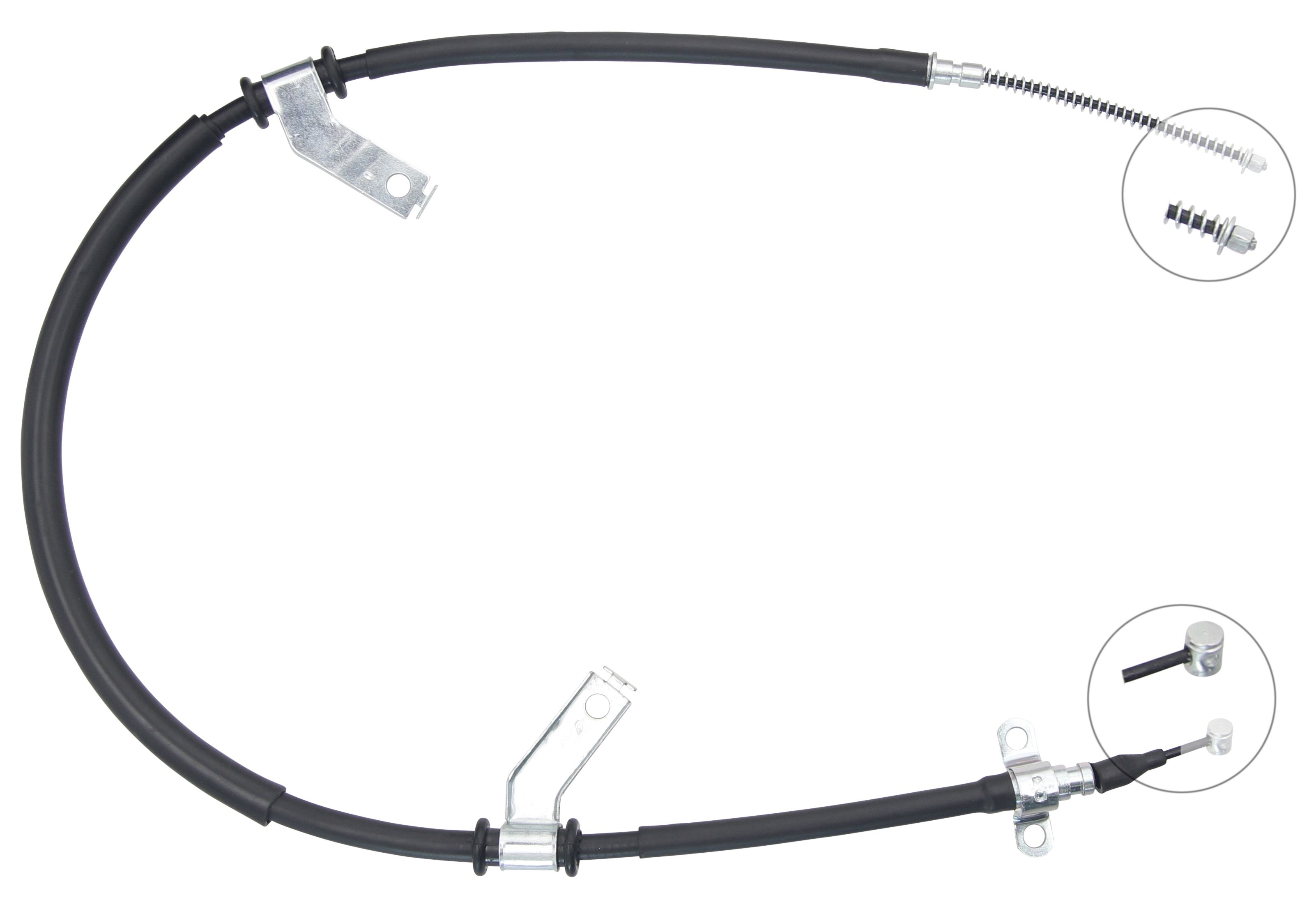 F.BECKER Håndbremsekabel 11712309 for DAEWOO SSANGYONG