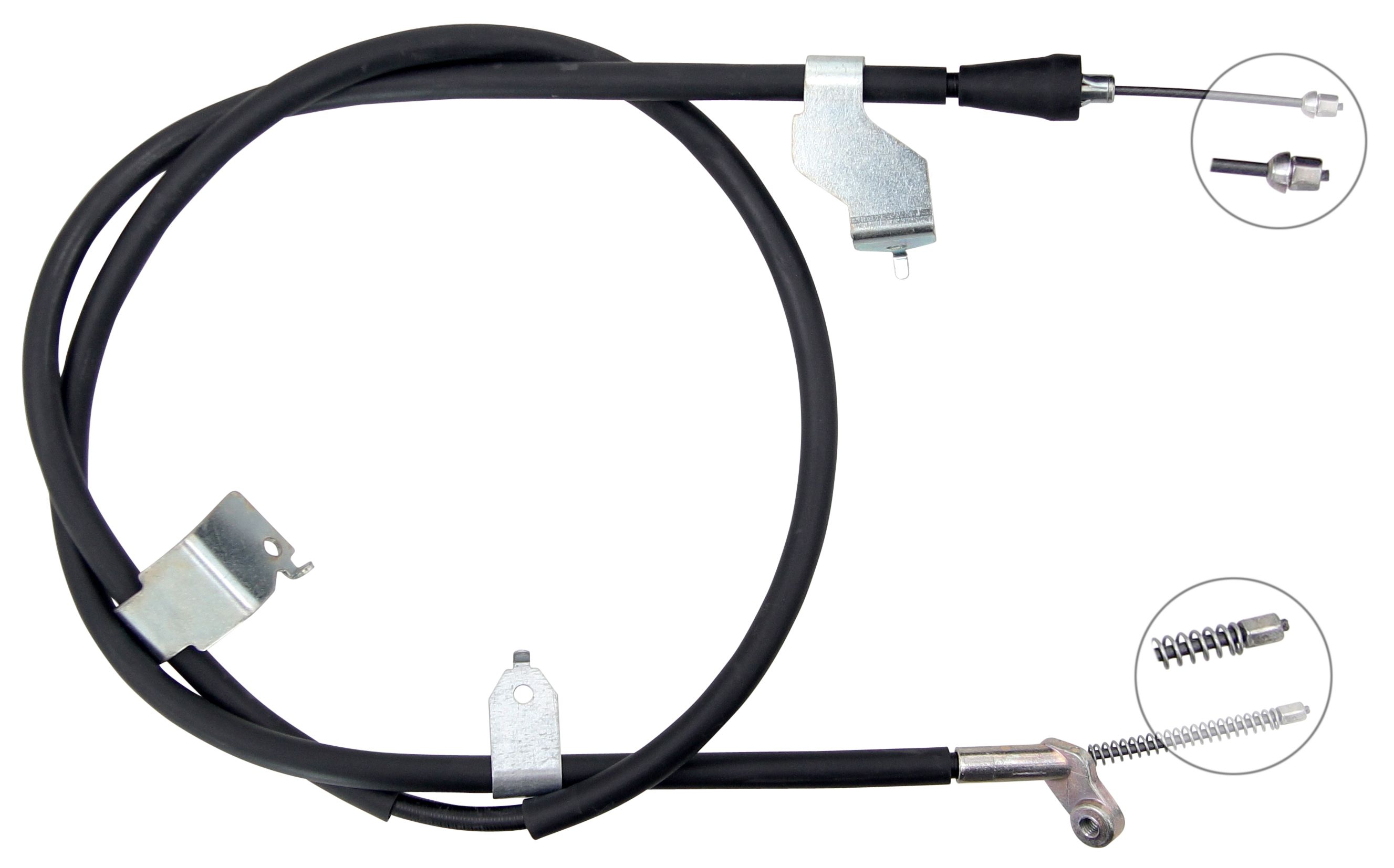 F.BECKER Håndbremsekabel 11712334 for NISSAN