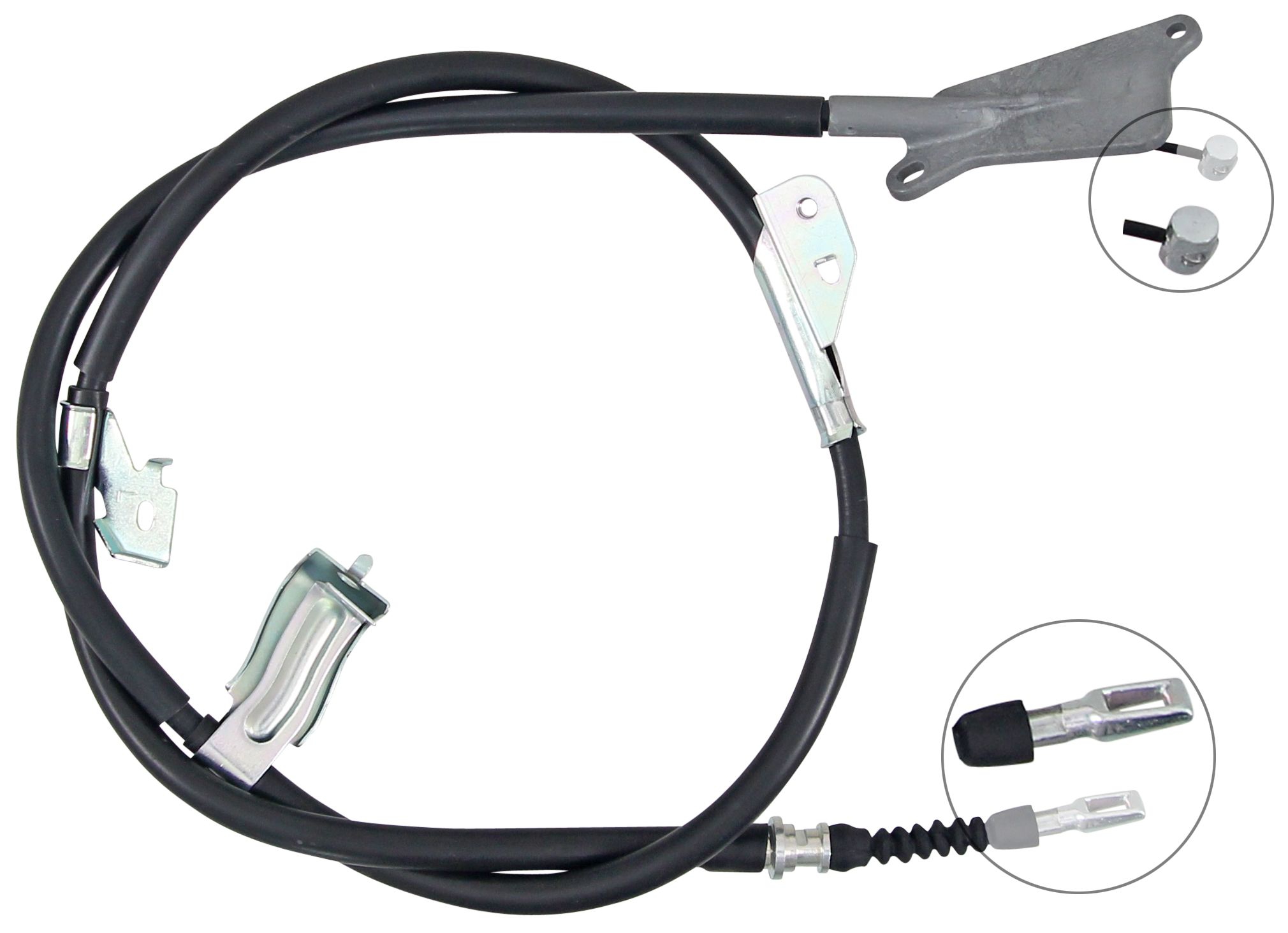 F.BECKER Håndbremsekabel 11712340 for NISSAN