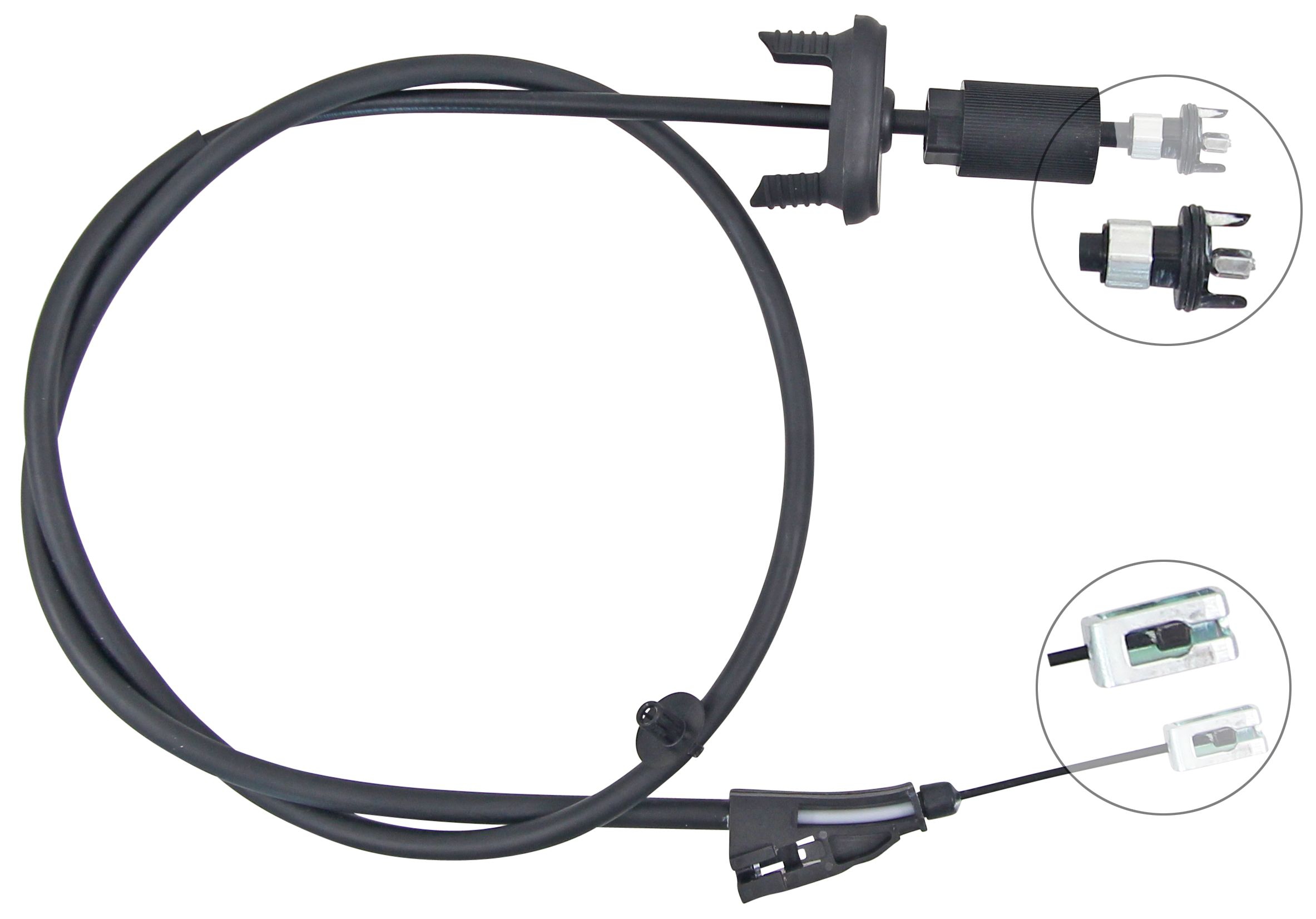 F.BECKER Håndbremsekabel 11712363 for CITROËN
