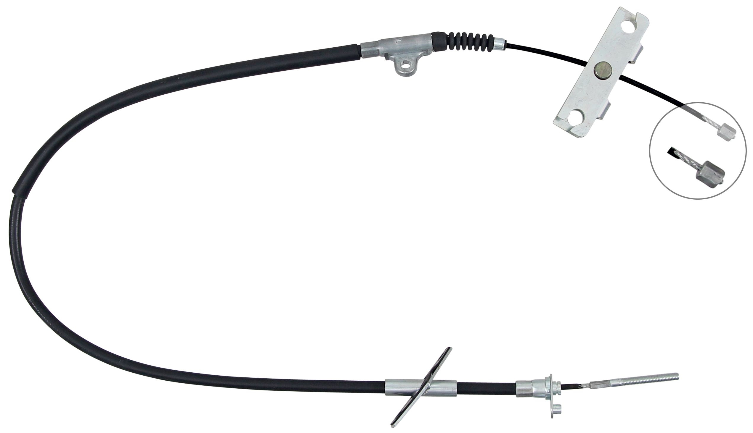 F.BECKER Håndbremsekabel 11810513 for NISSAN