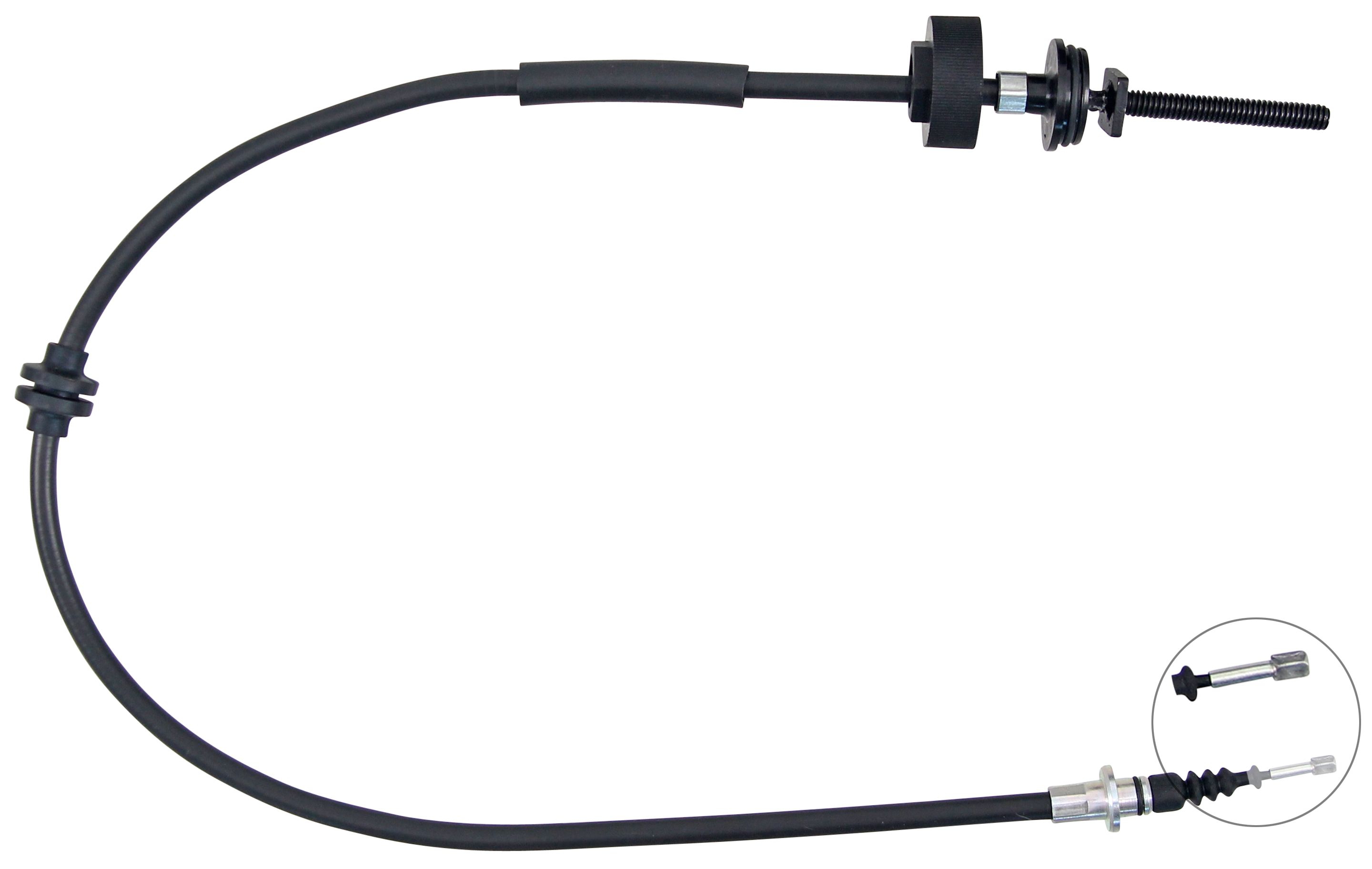 F.BECKER Håndbremsekabel 11810519 for MERCEDES-BENZ