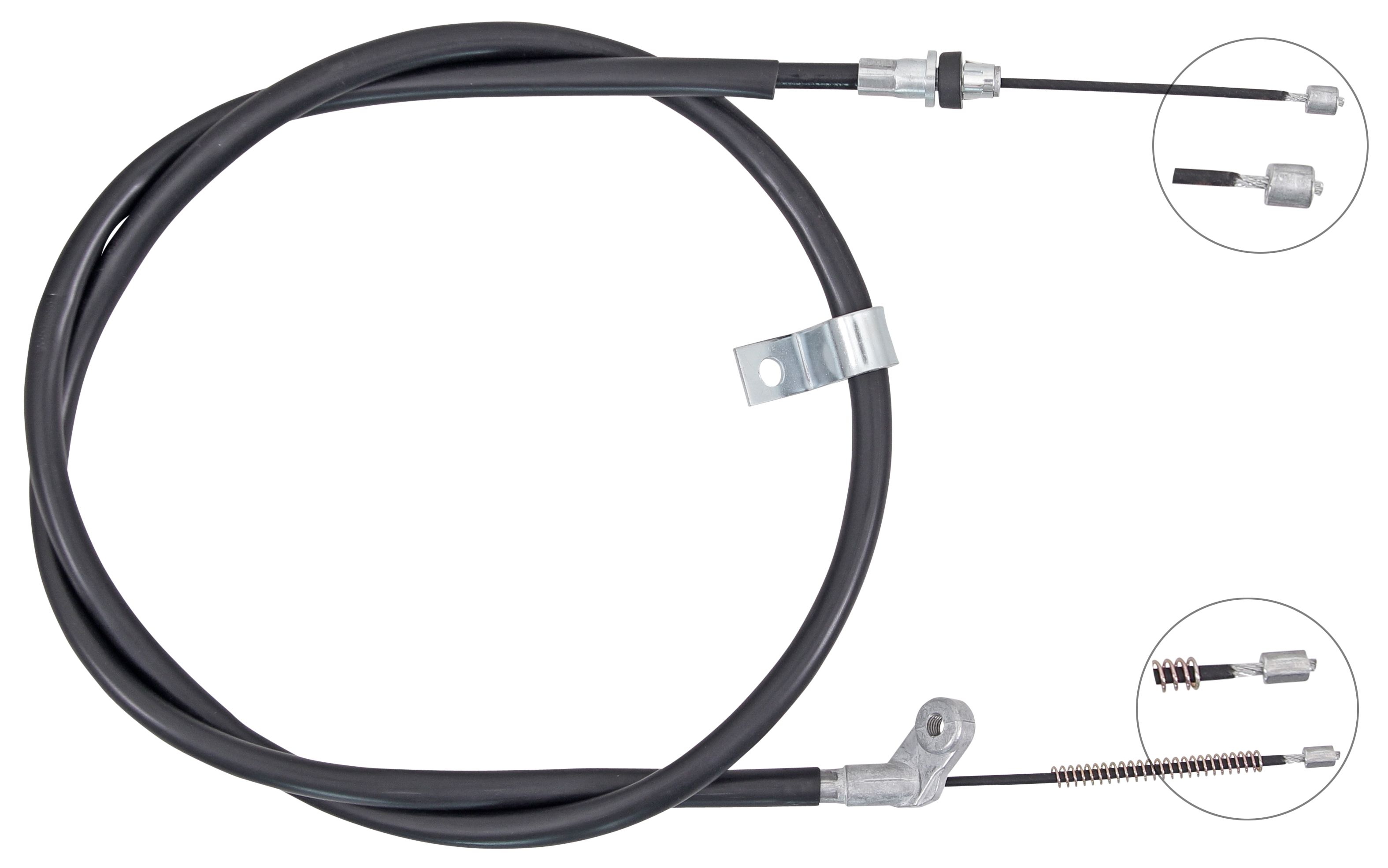 F.BECKER Håndbremsekabel 11810531 for NISSAN