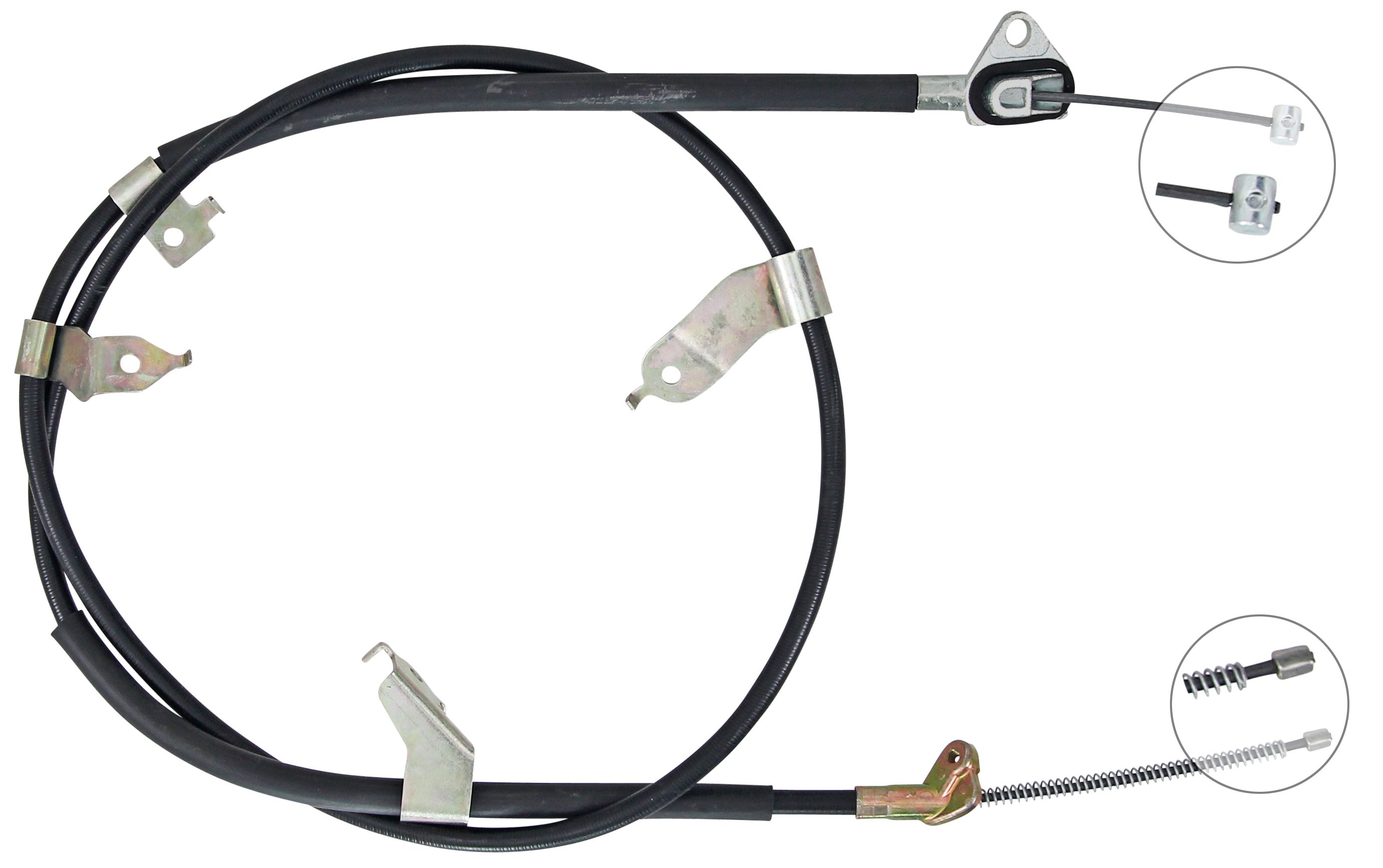 F.BECKER Håndbremsekabel 11810538 for TOYOTA