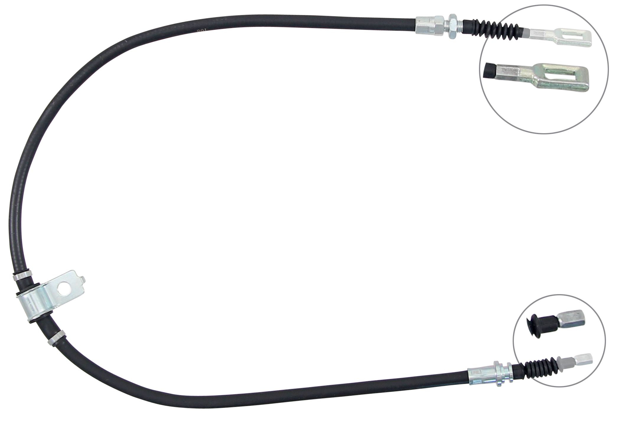 F.BECKER Håndbremsekabel 11810541 for NISSAN