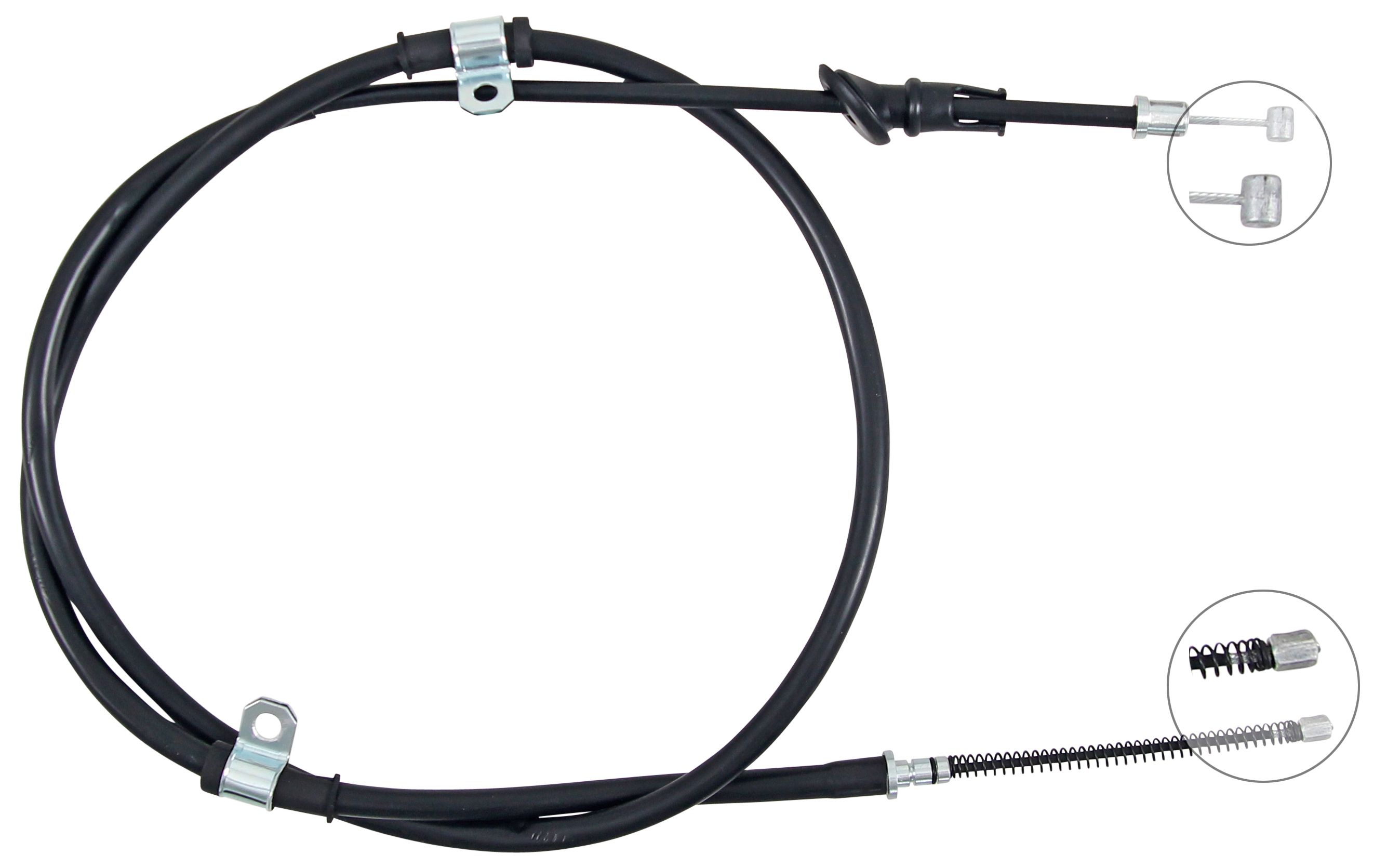 F.BECKER Håndbremsekabel 11810566 for MITSUBISHI