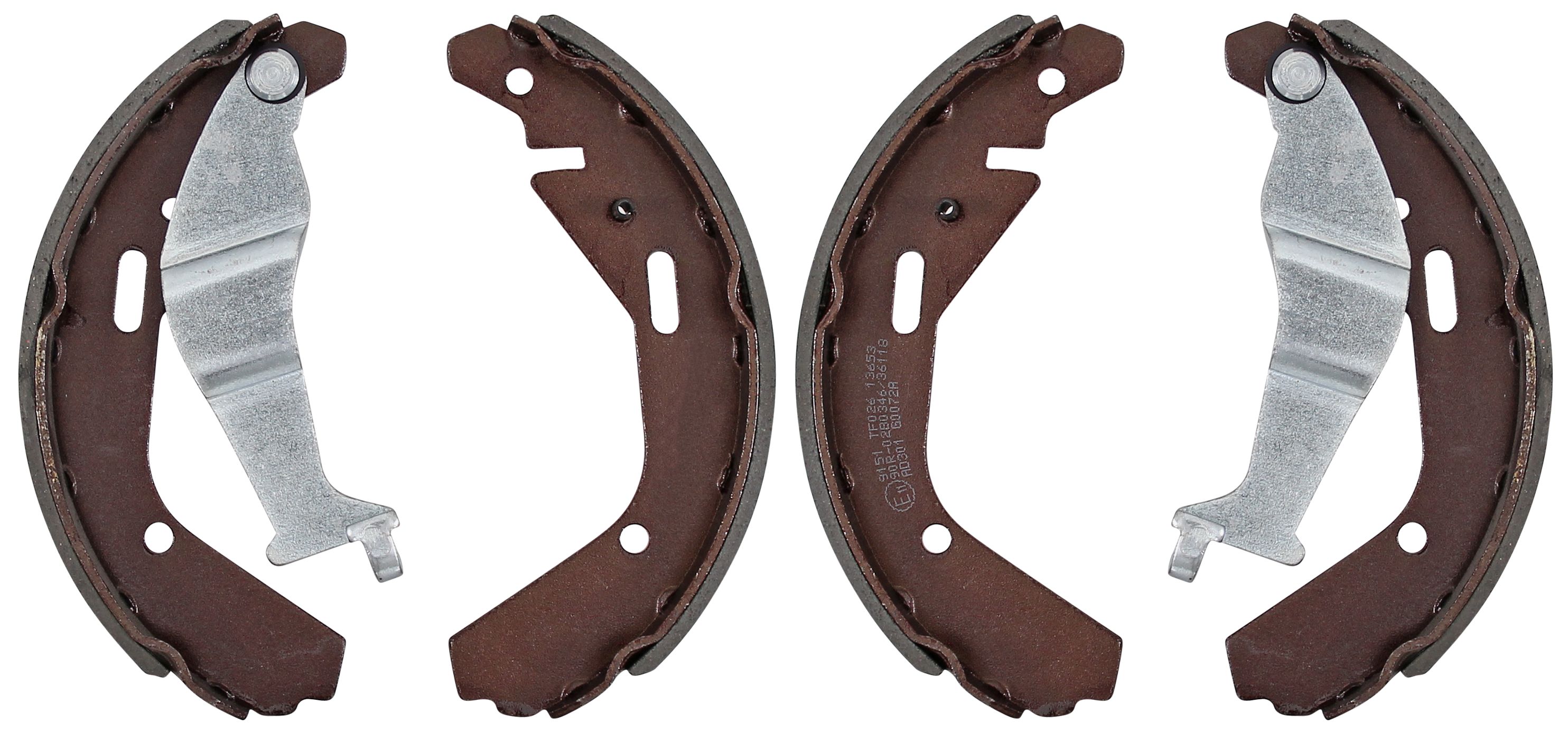 F.BECKER Bremsebakkesæt 10810207 for OPEL SUZUKI