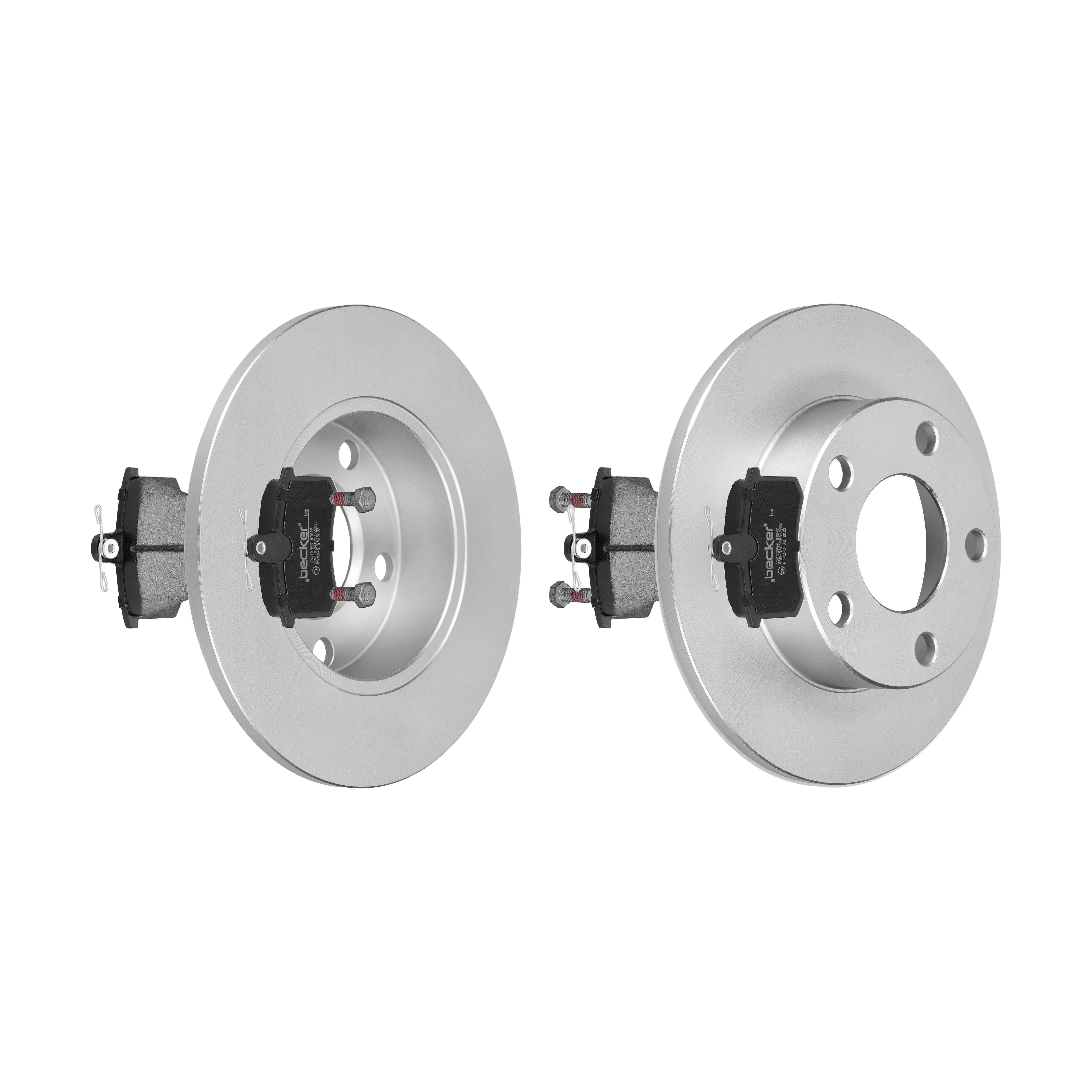 F.BECKER Bremsesæt, skivebremser 13810293 bagaksel fuld 245mm 10mm for FIAT ALFA ROMEO VAG