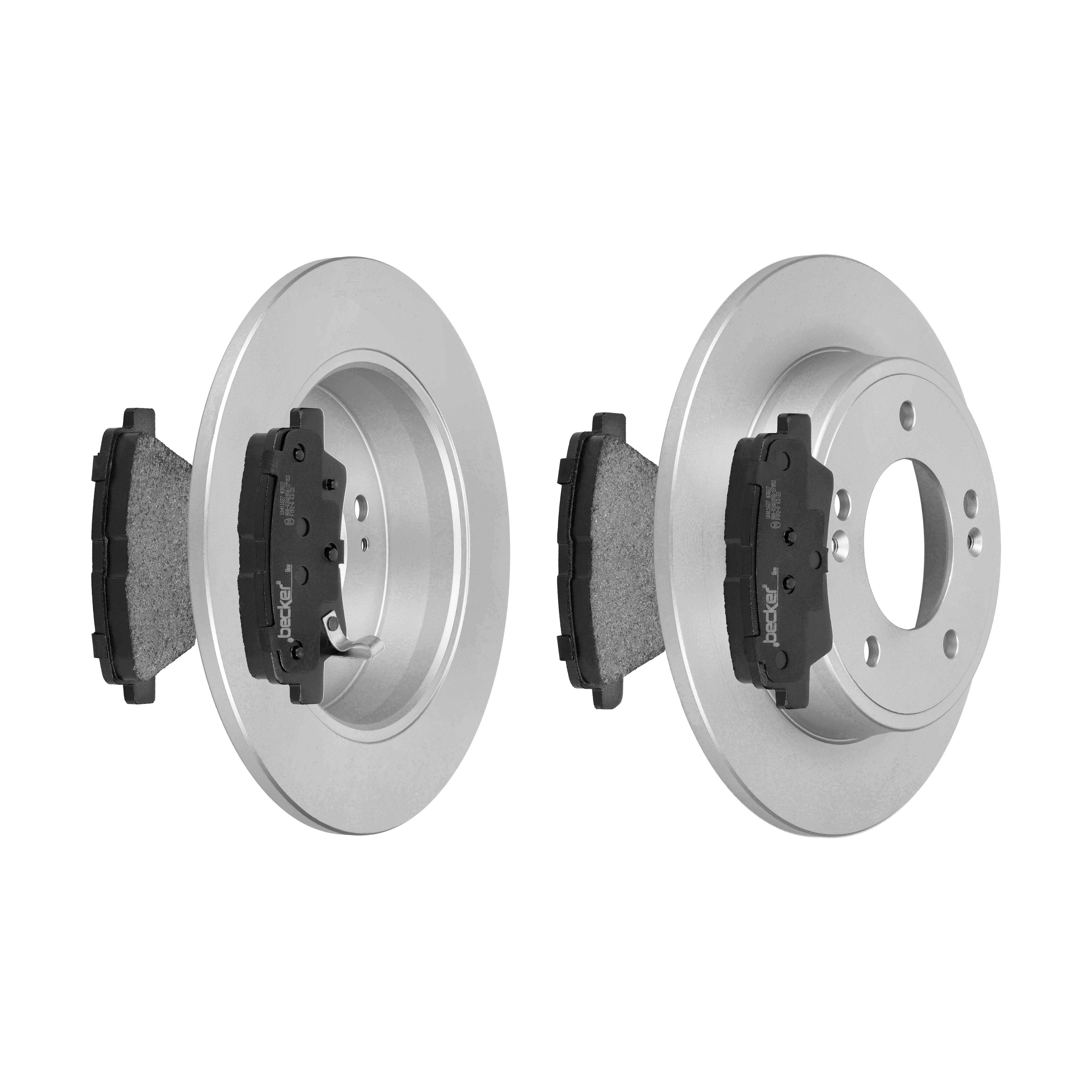 F.BECKER Bremsesæt, skivebremser 13810055 bagaksel fuld 262mm 15,5mm for OPEL HYUNDAI KIA