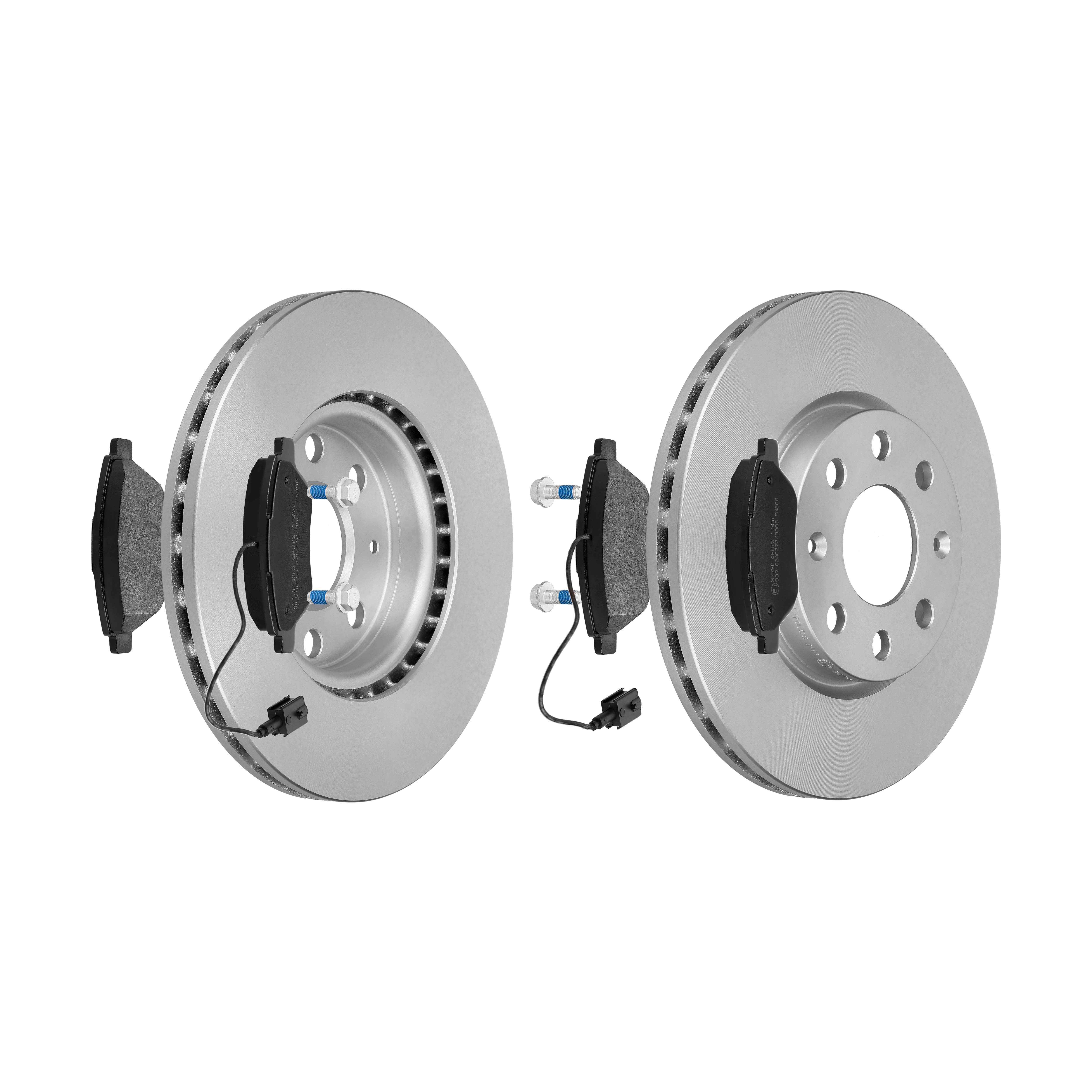 F.BECKER Bremsesæt, skivebremser 13810060 foraksel ventileret 257mm 22mm for PEUGEOT CITROËN VAUXHALL LANCIA OPEL FIAT ALFA ROMEO