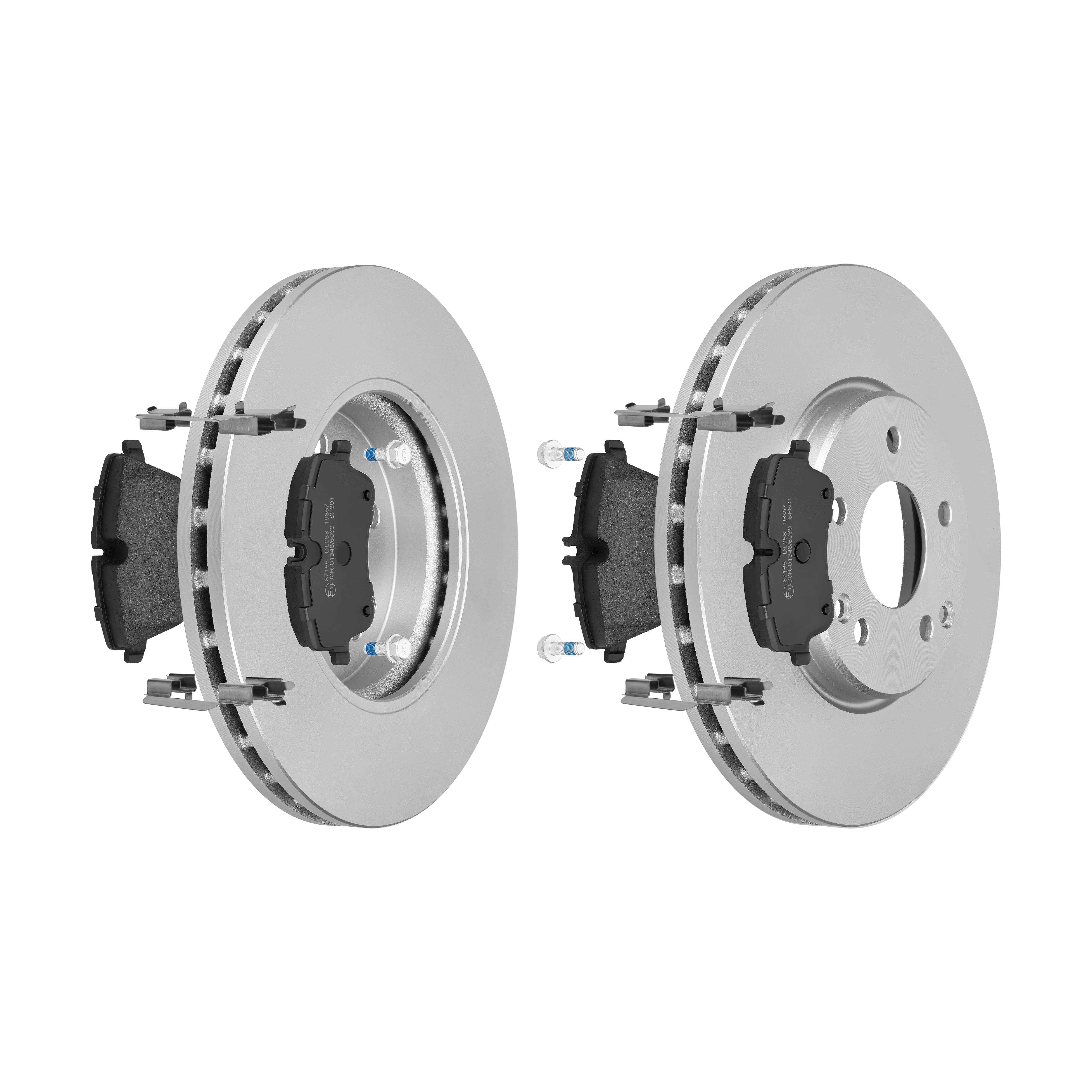 F.BECKER Bremsesæt, skivebremser 13810069 foraksel ventileret 288mm 25mm for MERCEDES-BENZ