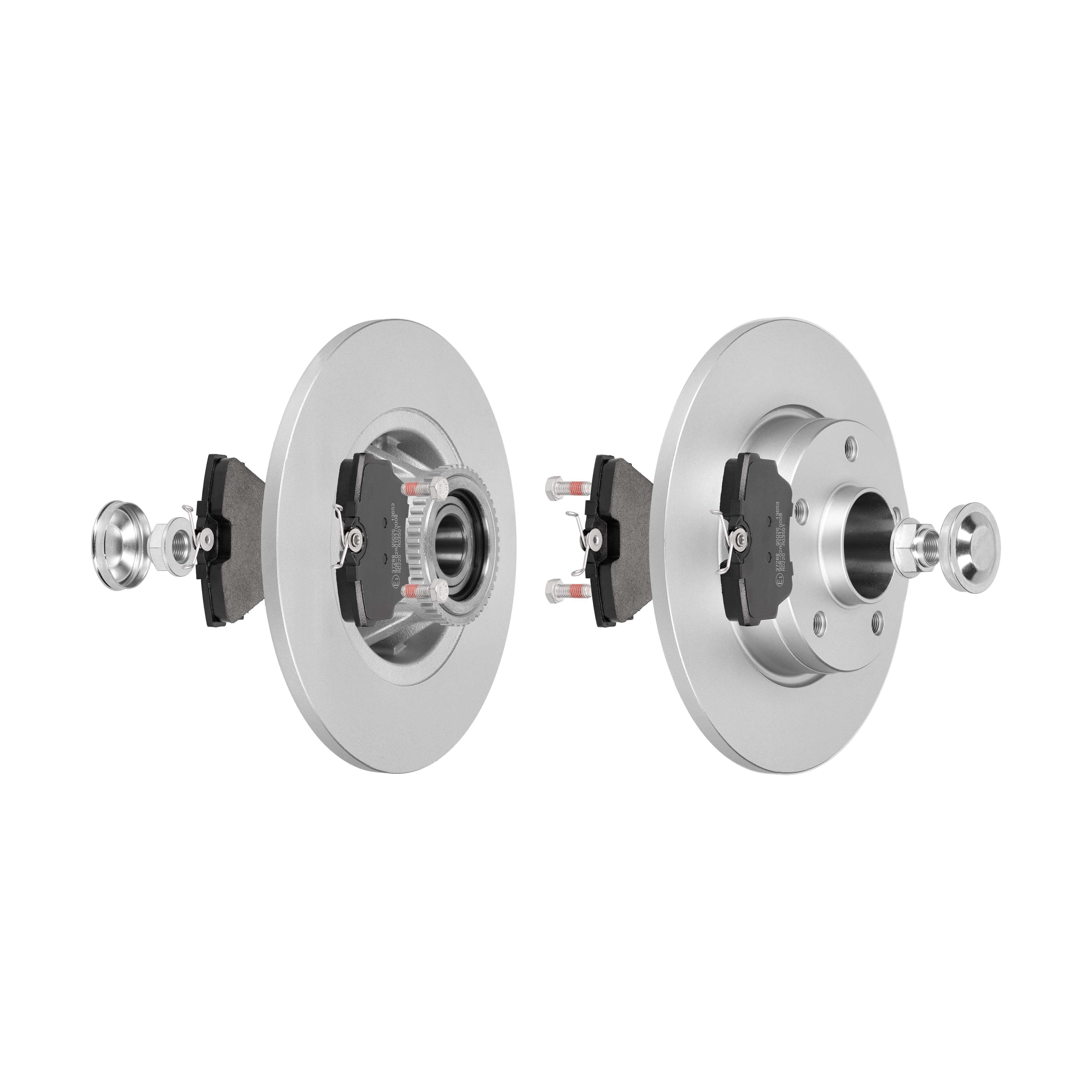 F.BECKER Bremsesæt, skivebremser 13810075 bagaksel fuld 280mm 12mm for OPEL FIAT RENAULT NISSAN