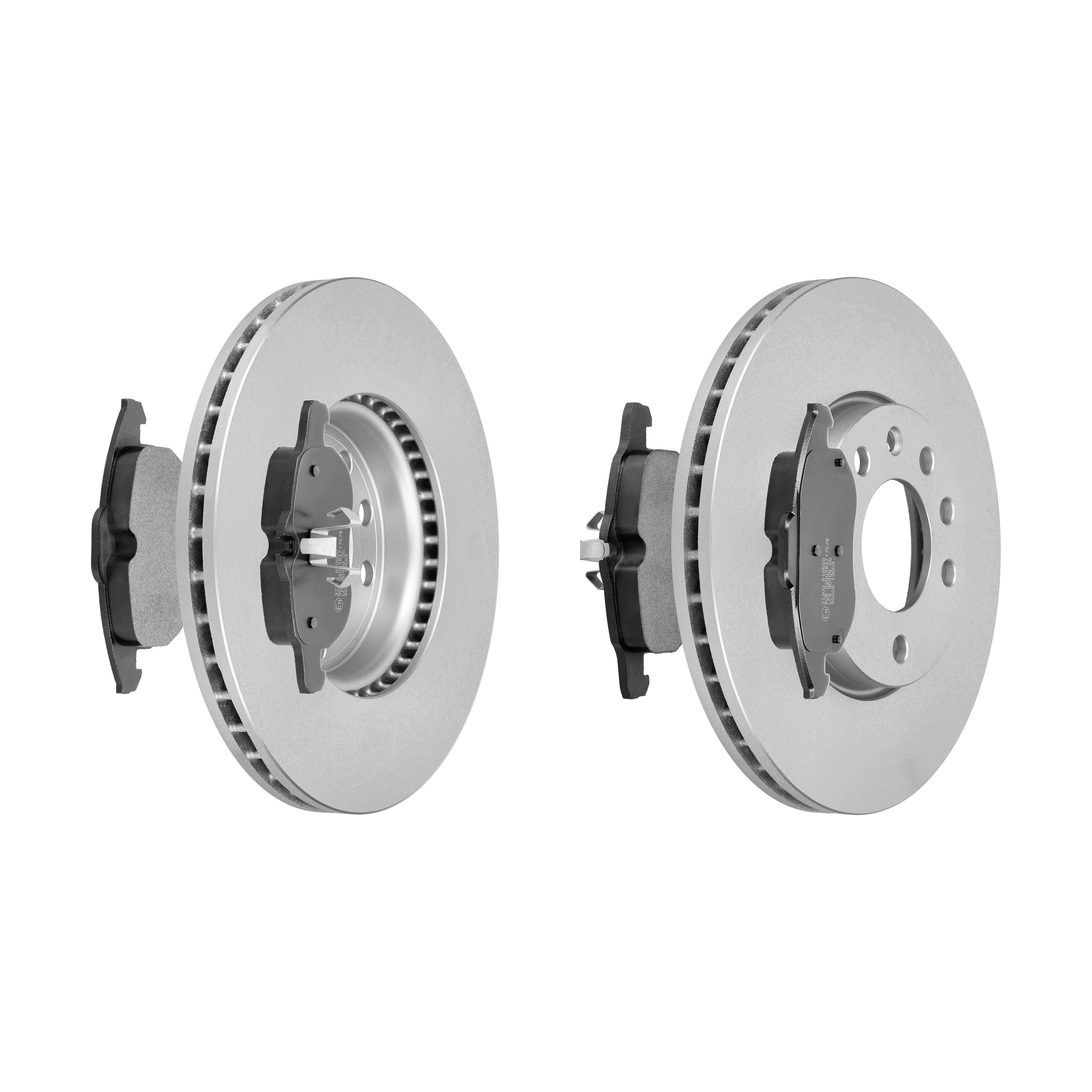 F.BECKER Bremsesæt, skivebremser 13810086 foraksel ventileret 285mm 24,9mm for OPEL SAAB FIAT