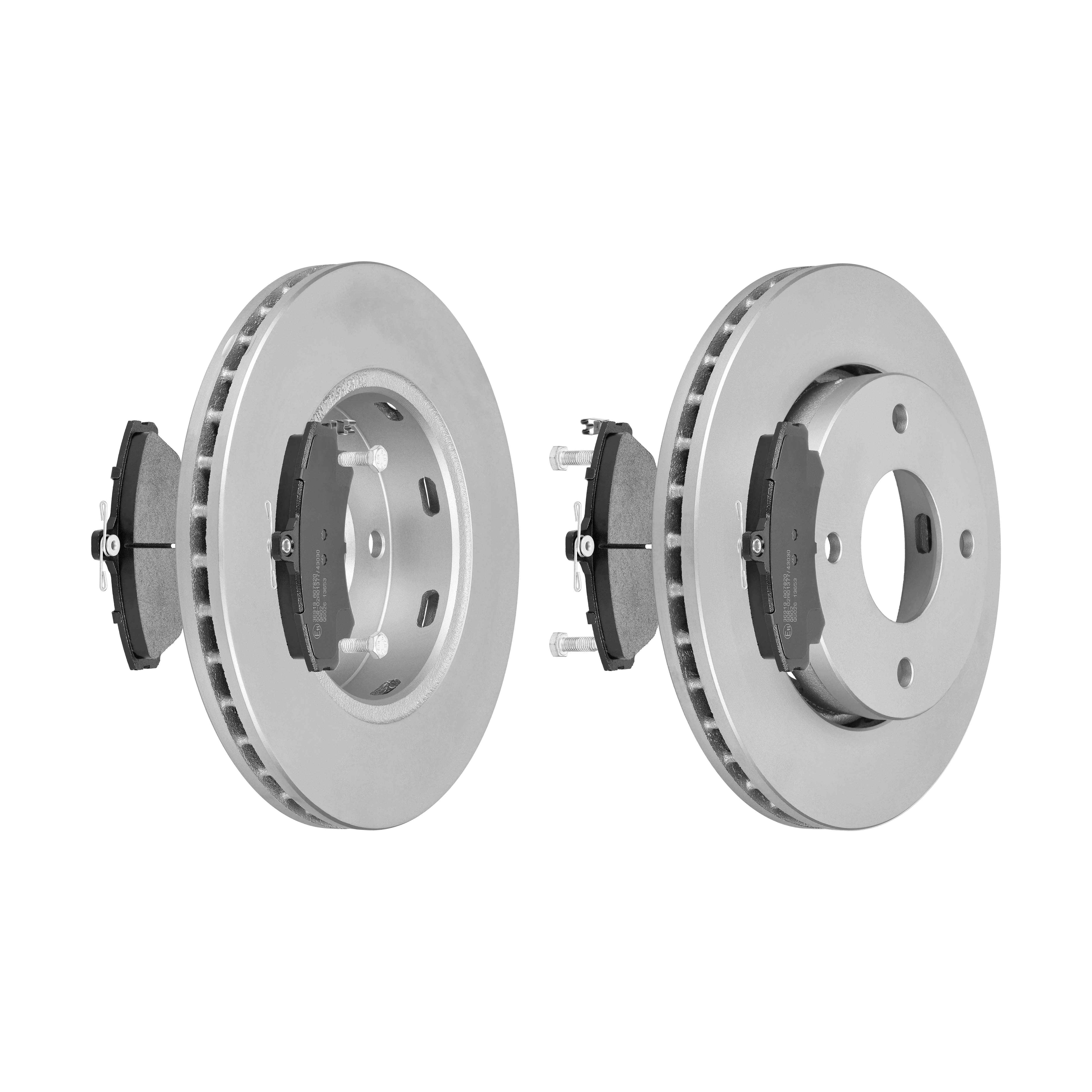 F.BECKER Bremsesæt, skivebremser 13810092 foraksel ventileret 256mm 24mm for VOLVO SMART MITSUBISHI