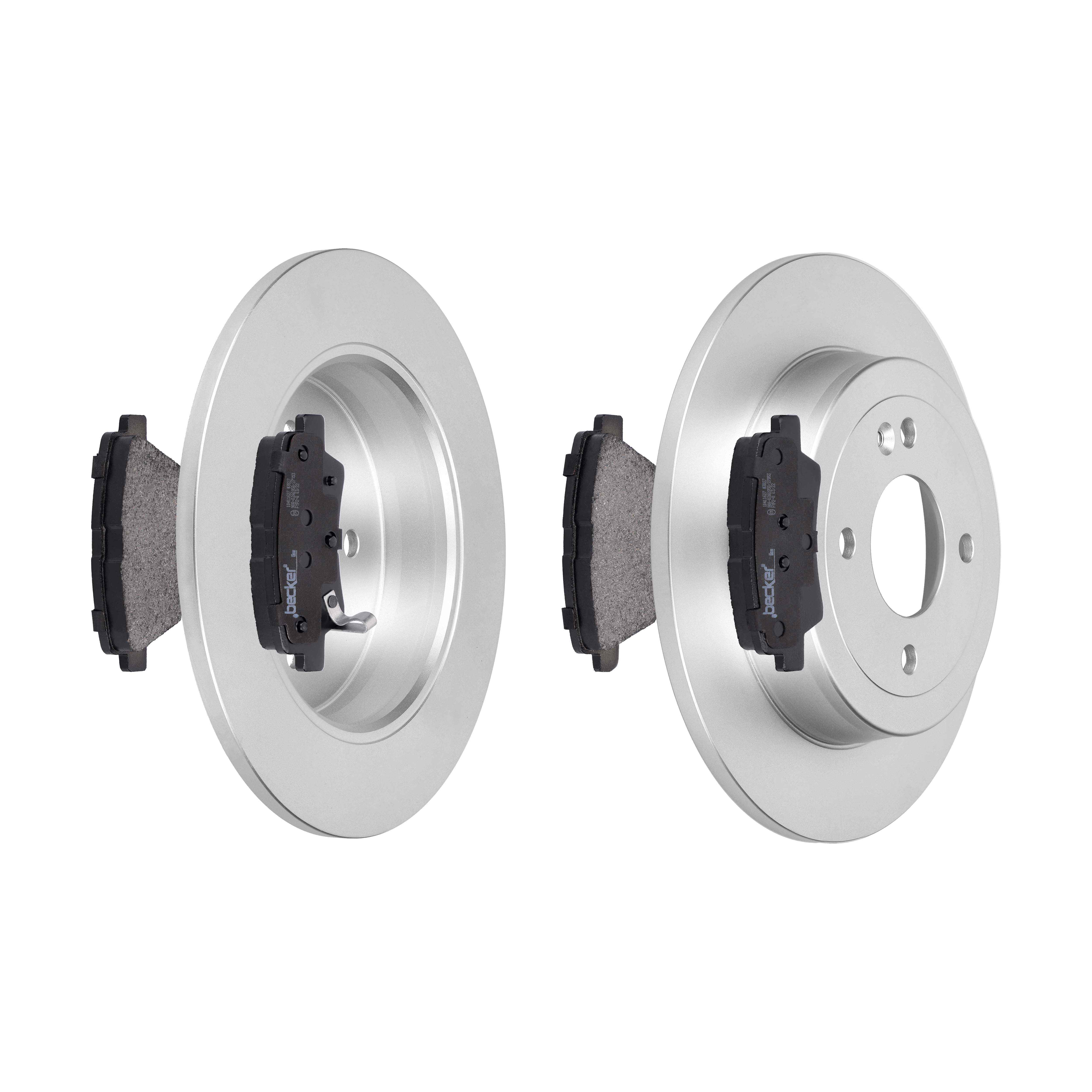 F.BECKER Bremsesæt, skivebremser 13810094 bagaksel fuld 262mm 15,5mm for SSANGYONG HYUNDAI KIA