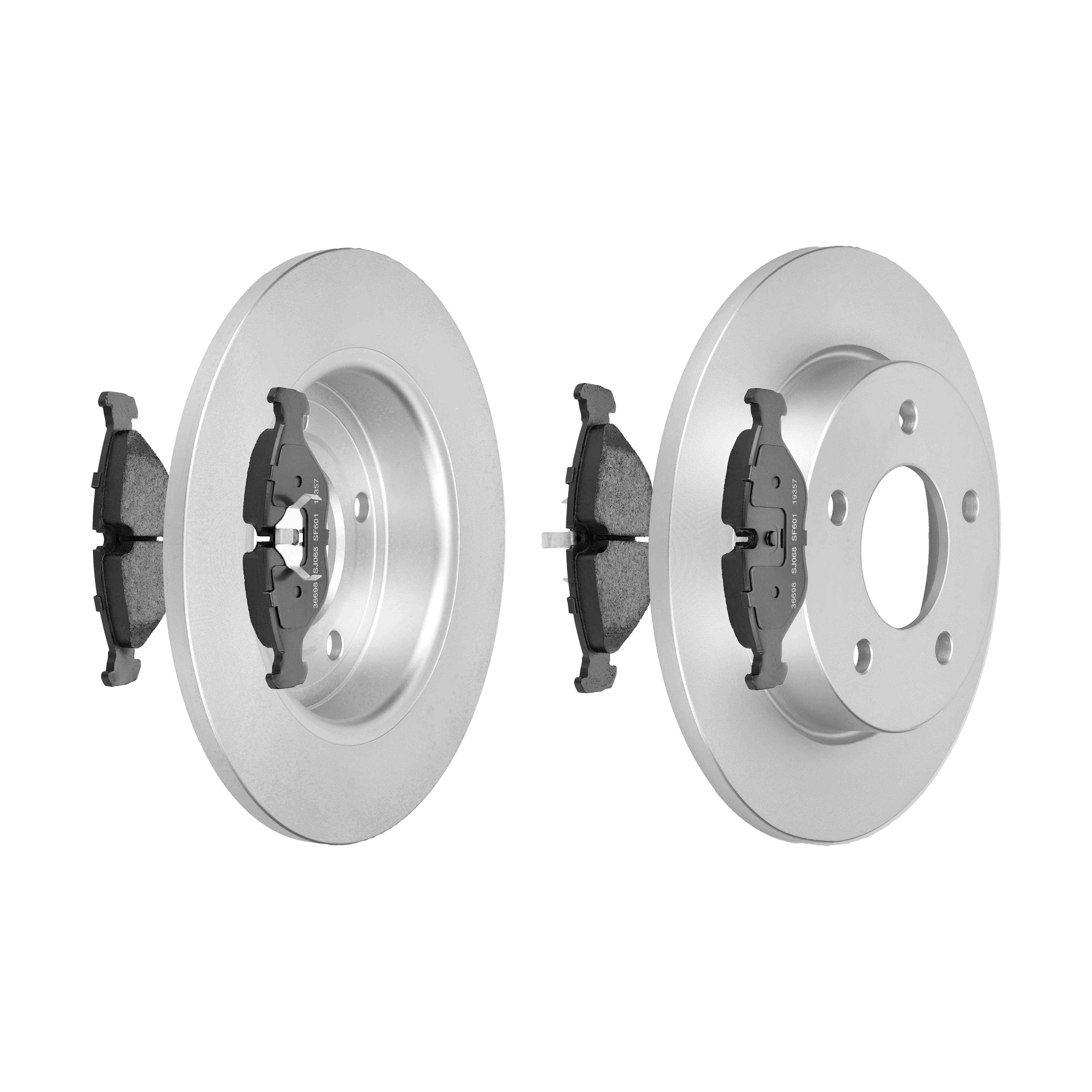 F.BECKER Bremsesæt, skivebremser 13810096 fuld 264mm 10,9mm for PEUGEOT FORD OPEL VOLVO GENERAL MOTORS MAZDA