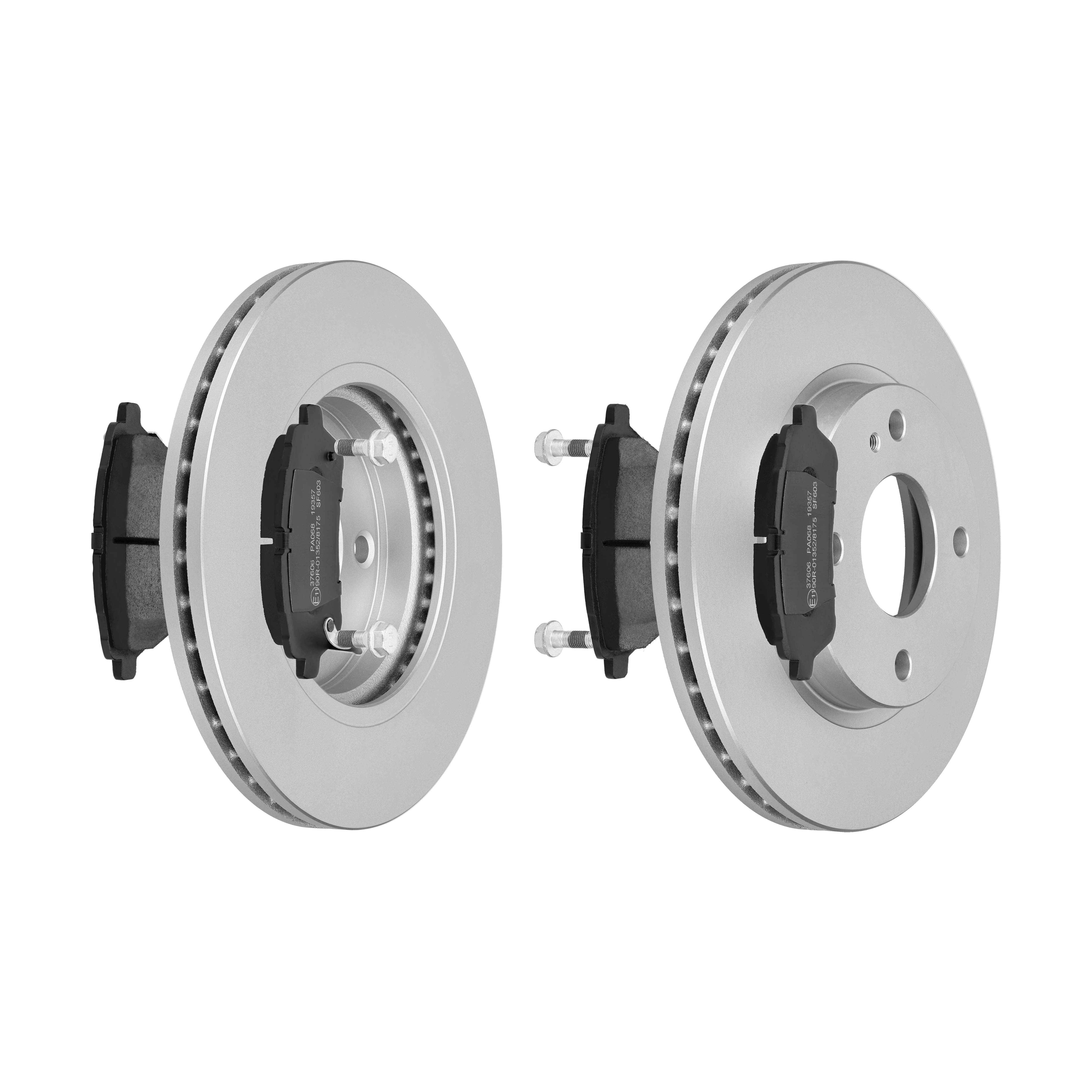 F.BECKER Bremsesæt, skivebremser 13810104 foraksel ventileret 258mm 23mm for FORD DAIHATSU SUBARU SUZUKI MAZDA