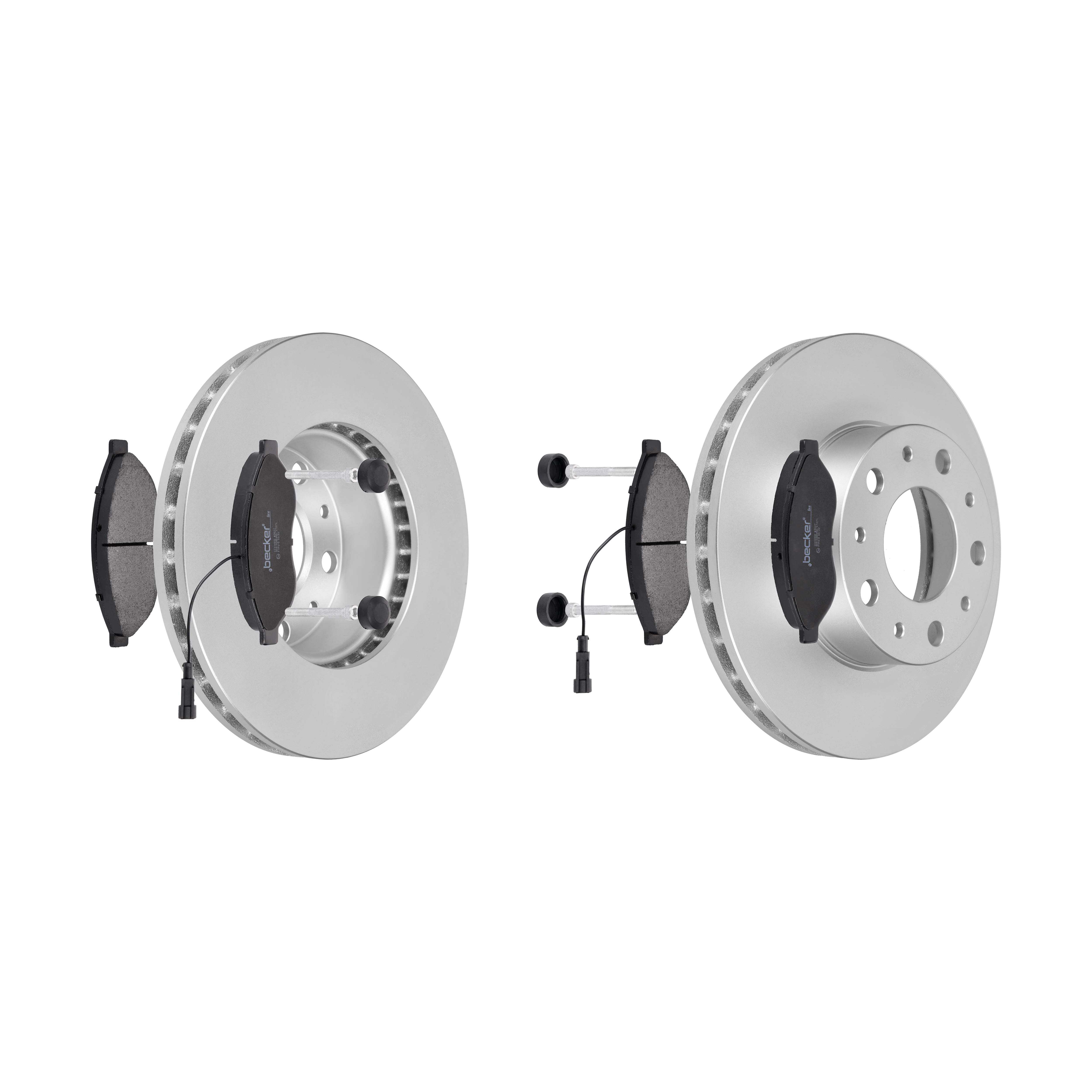 F.BECKER Bremsesæt, skivebremser 13810107 foraksel ventileret 280mm 28mm for PEUGEOT CITROËN FIAT OPEL
